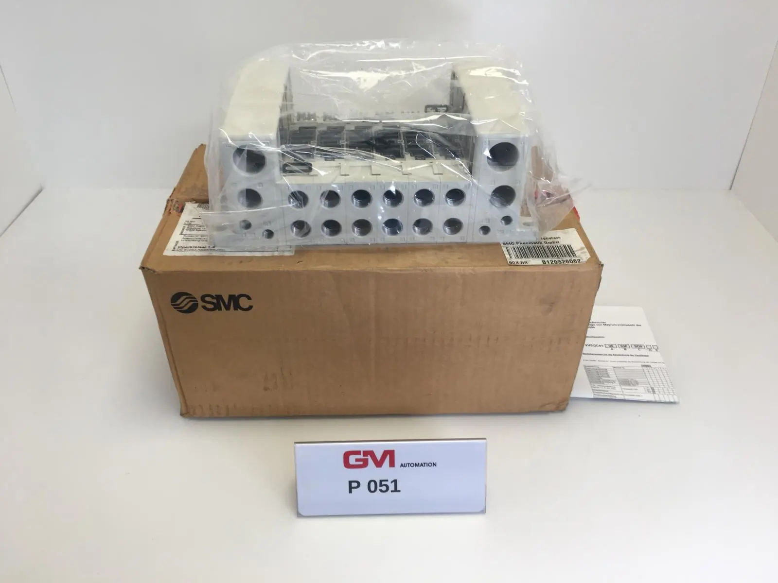 Produktfoto 1 von SMC Pneumatikventilblock VQC4-LGN002 Ventilinsel Valve Block 6 slots pneumatic