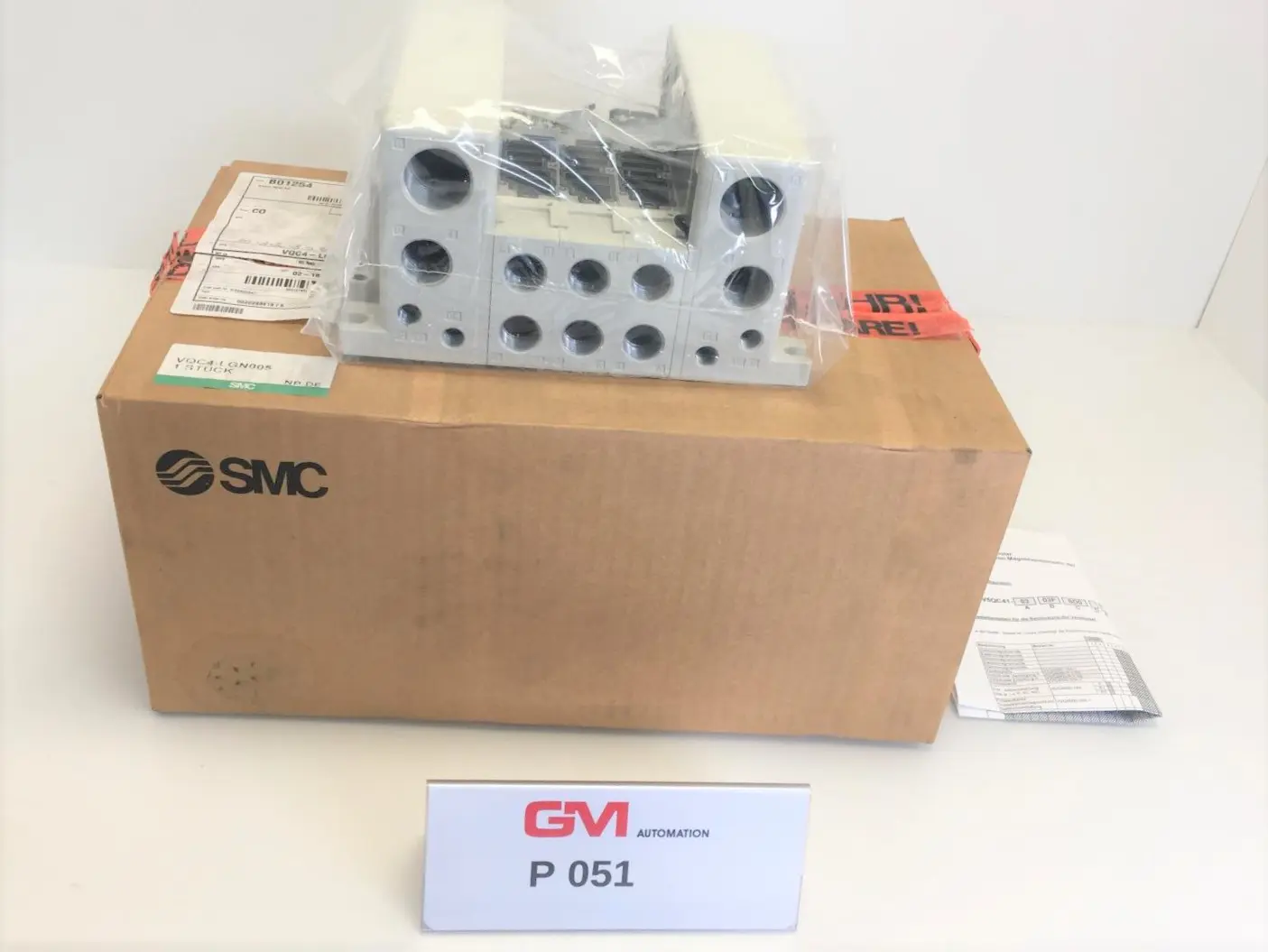 Produktfoto 1 von SMC Pneumatikventilblock VQC4-LGN005 Ventilinsel Valve Block 3 slots pneumatic