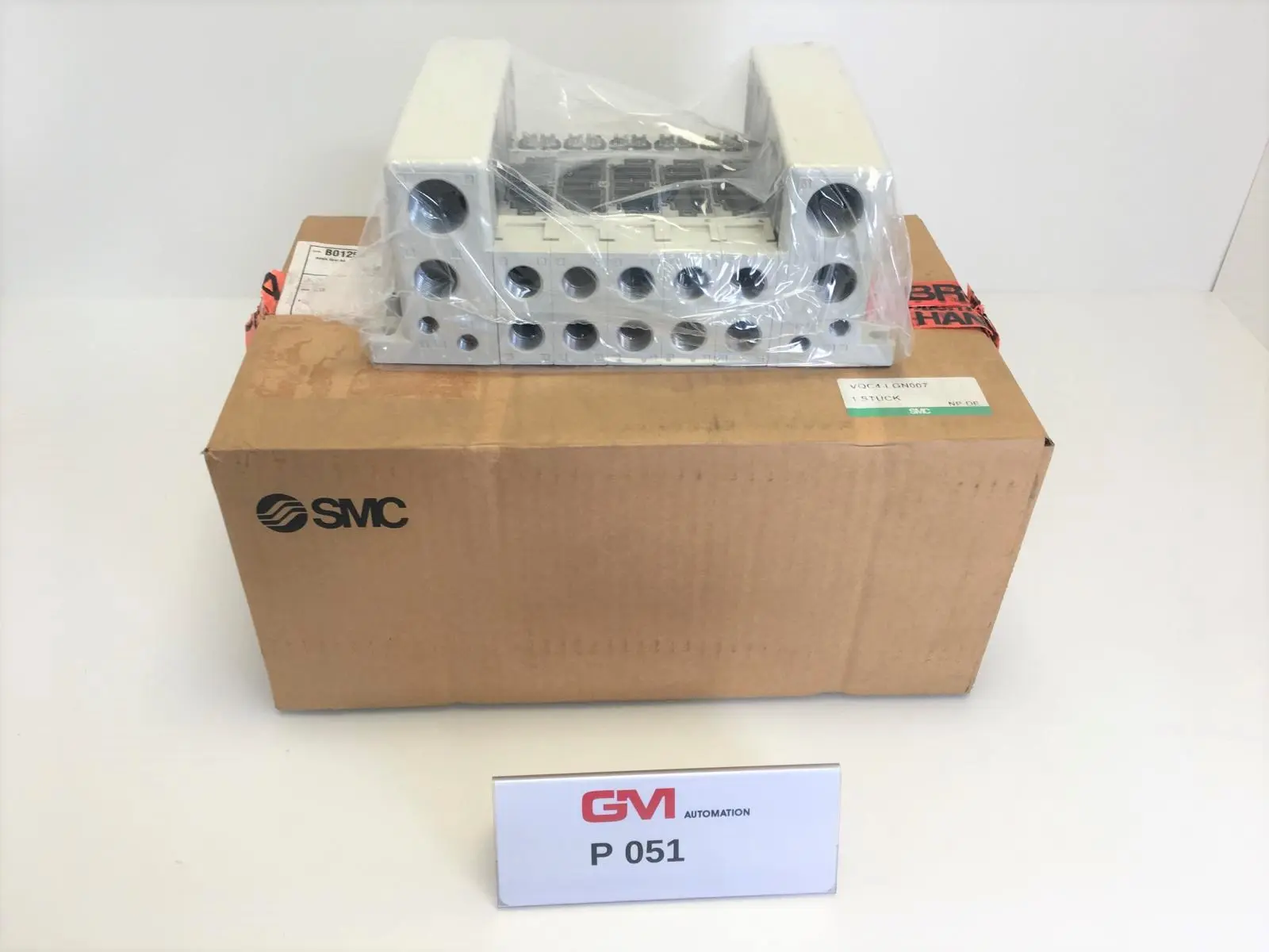 Produktfoto 1 von SMC Pneumatikventilblock VQC4-LGN007 Ventilinsel Valve Block 5 slots pneumatic