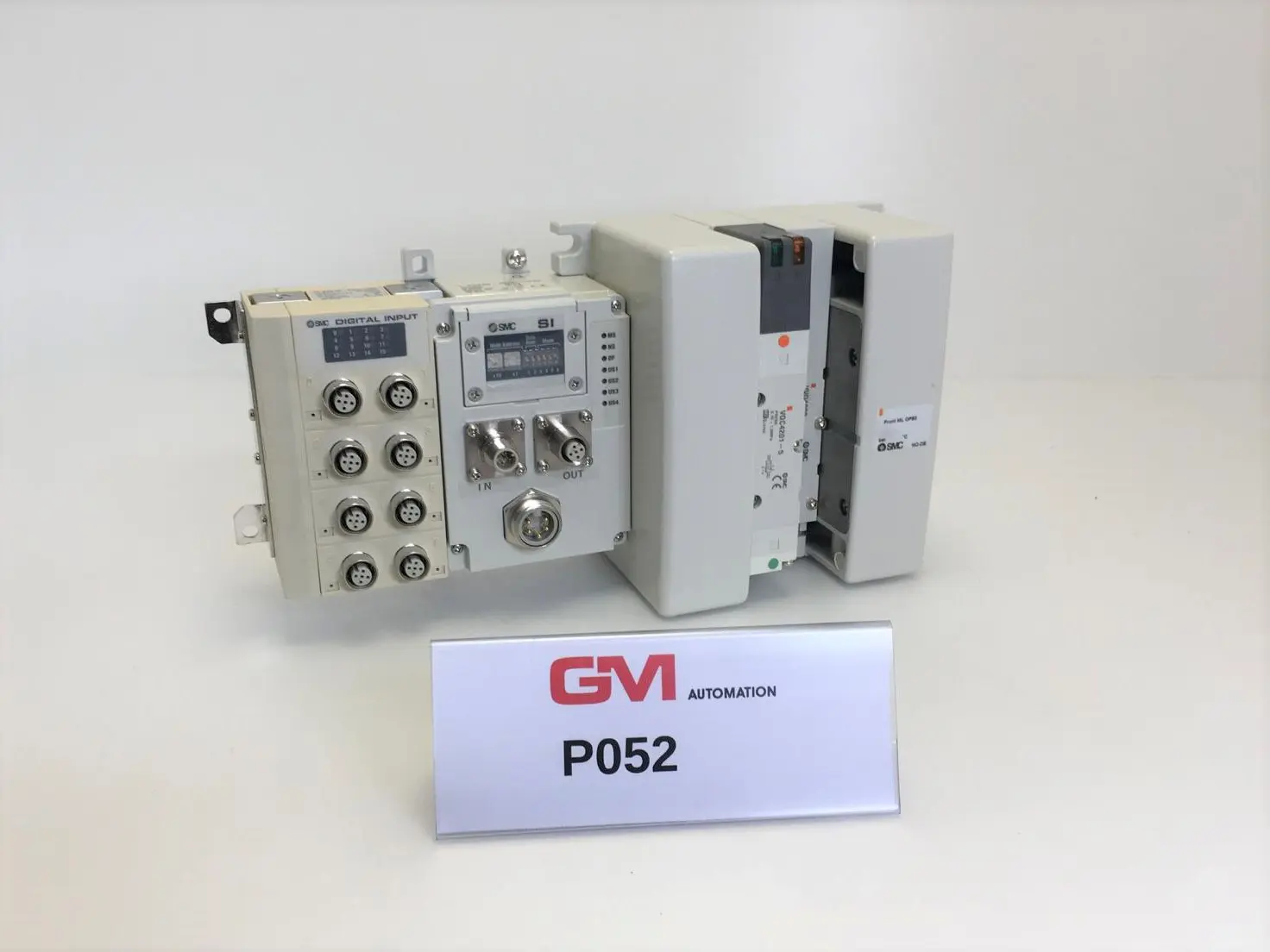 Produktfoto 1 von SMC Pneumatikventilblock EX245-DX1-X36 + EX245-SDN2-X35 + VQC4201-5 + VVQ4000