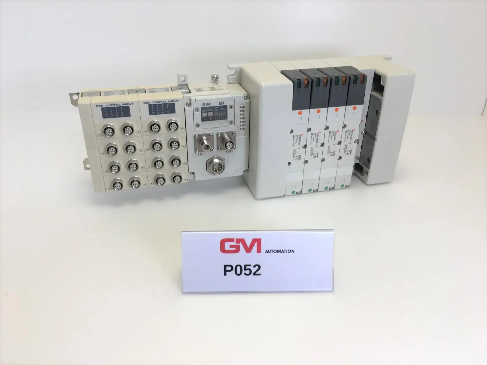 Produktfoto 1 von SMC Pneumatikventilblock 2x EX245-DX1-X36 + EX245-SDN2-X35 + 4x VQC4401-5
