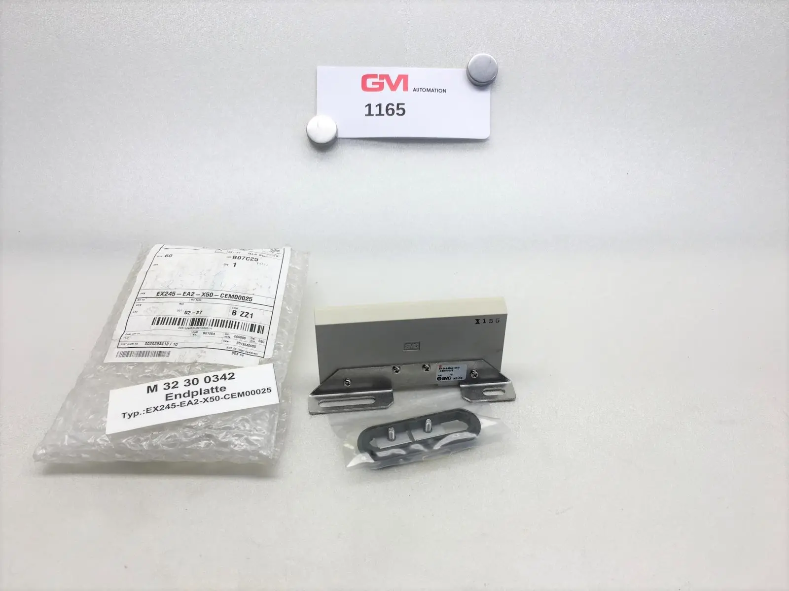 Produktfoto 1 von SMC Endplatte EX245-EA2-X50-CEM0025 Befestigungselement end plate EX300