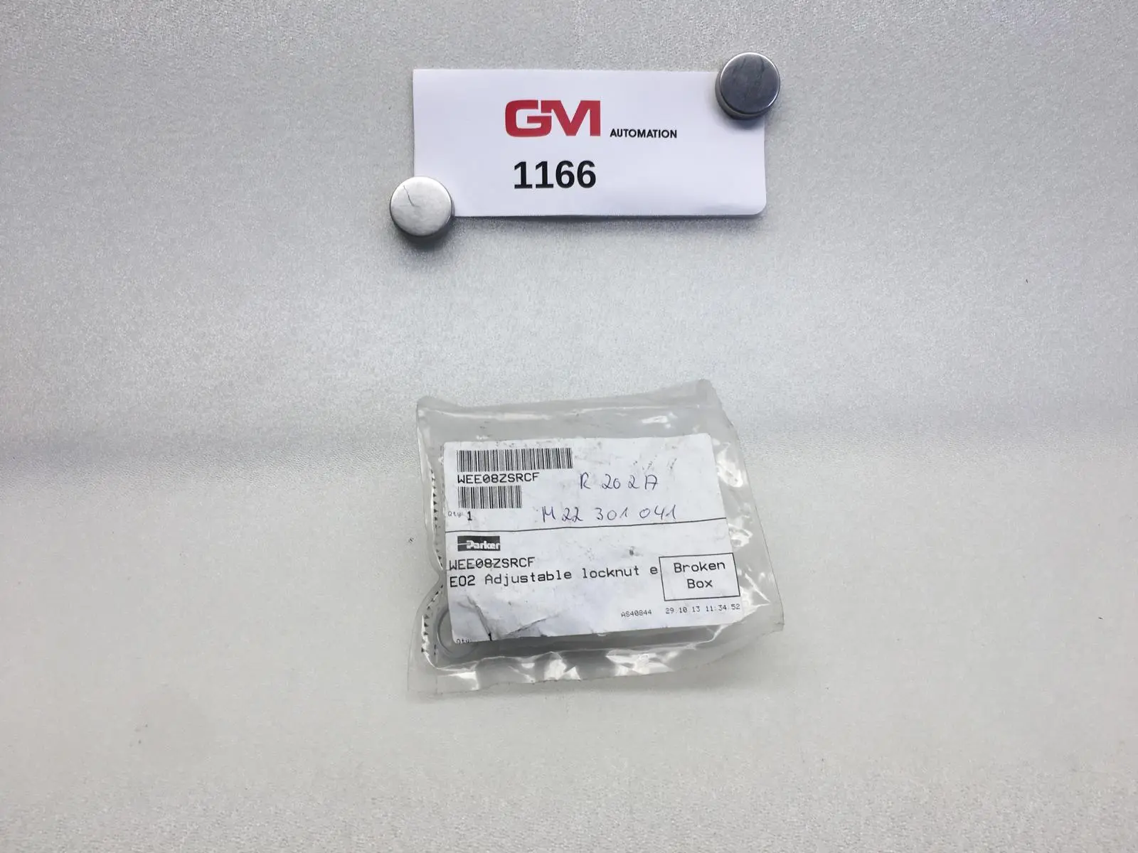 Produktfoto 1 von Parker Winkelstutzen WEE 08 ZSR CF WEE08ZSRCF einstellbar adjustable locknut E2
