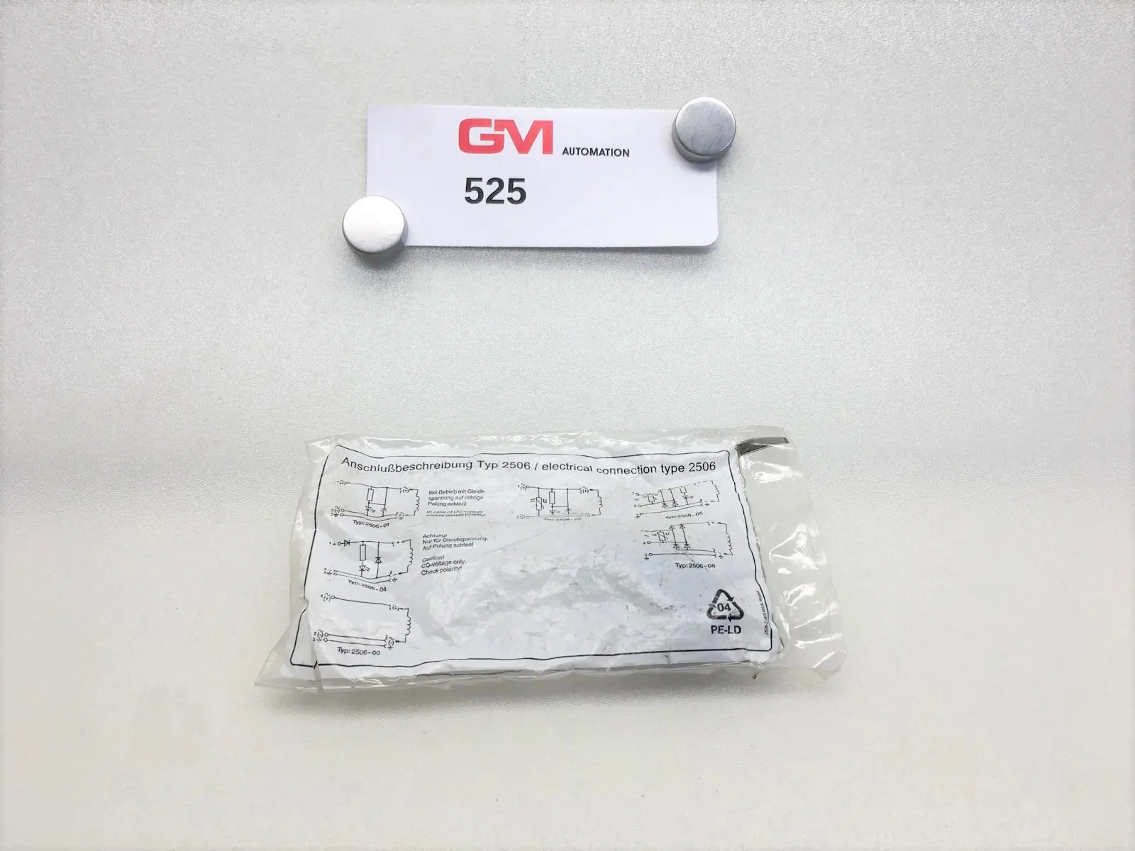 Produktfoto 1 von Bürkert Burkert Gerätesteckdose 16mm 008402 Typ 2506 12V DC 24V AC/DC cable plug