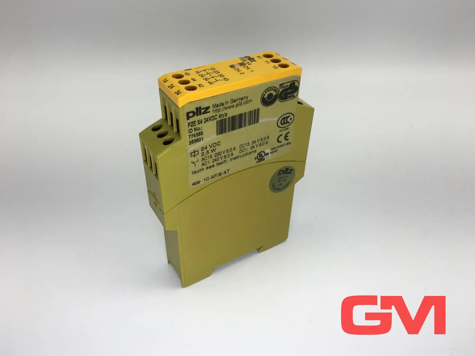 Produktfoto 1 von Pilz Kontakterweiterung 774585 safety relay contact expansion PZE X4 24VDC 4N/O