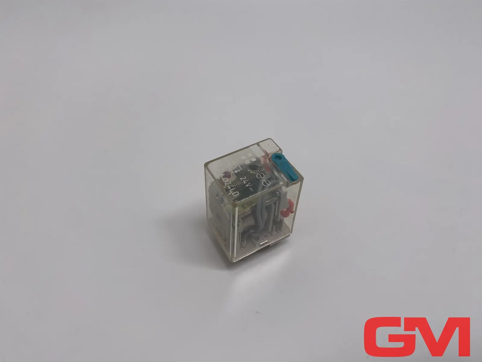 Produktfoto 1 von Tele Miniaturrelais RM 024LD relay DC 24V 4 Wechsler Schaltrelais Handbetätigung