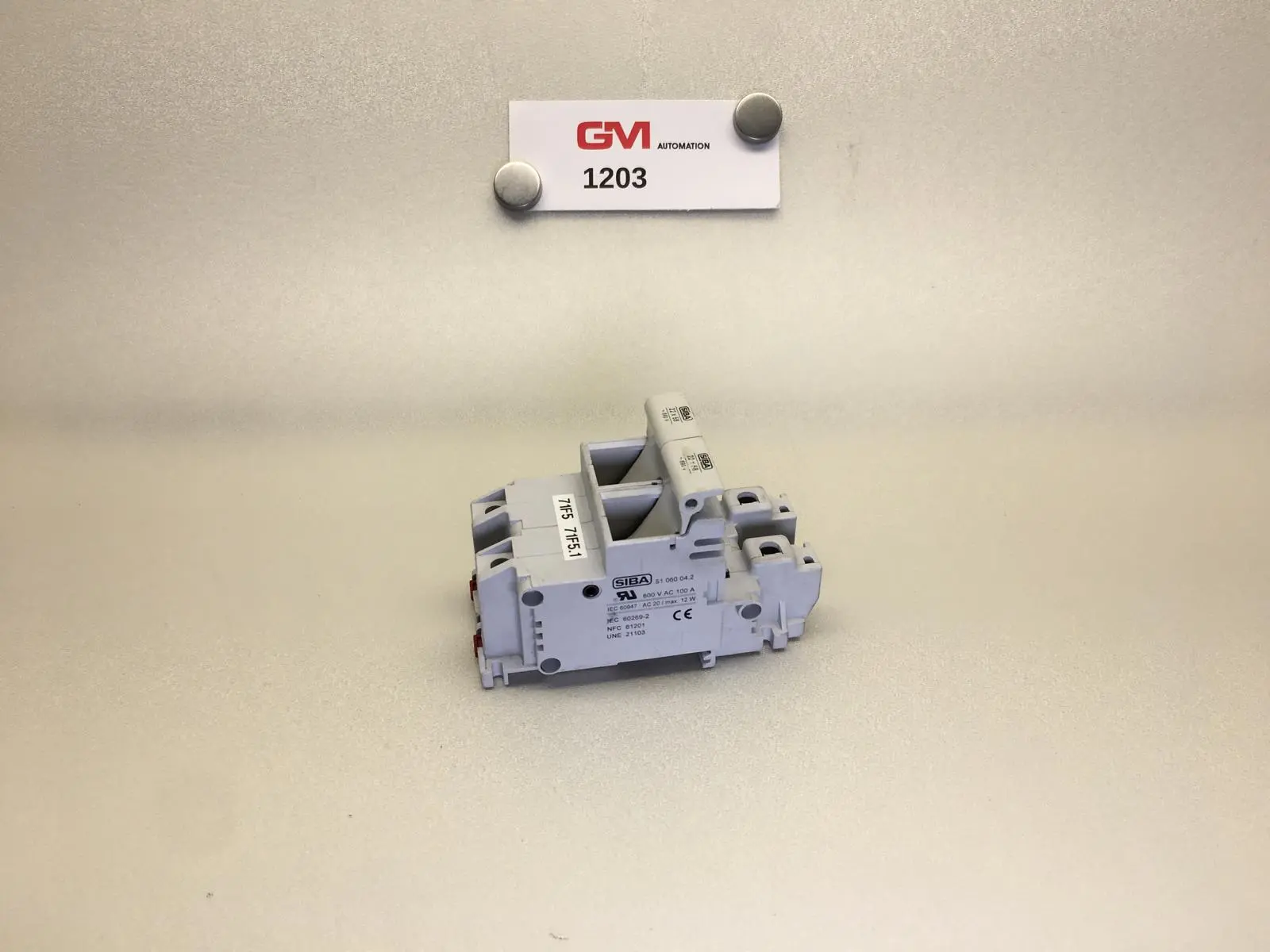 Produktfoto 1 von SIBA Sicherungshalter 51 060 04.2 600V AC 100A fuse holder 22x58 5106004.2