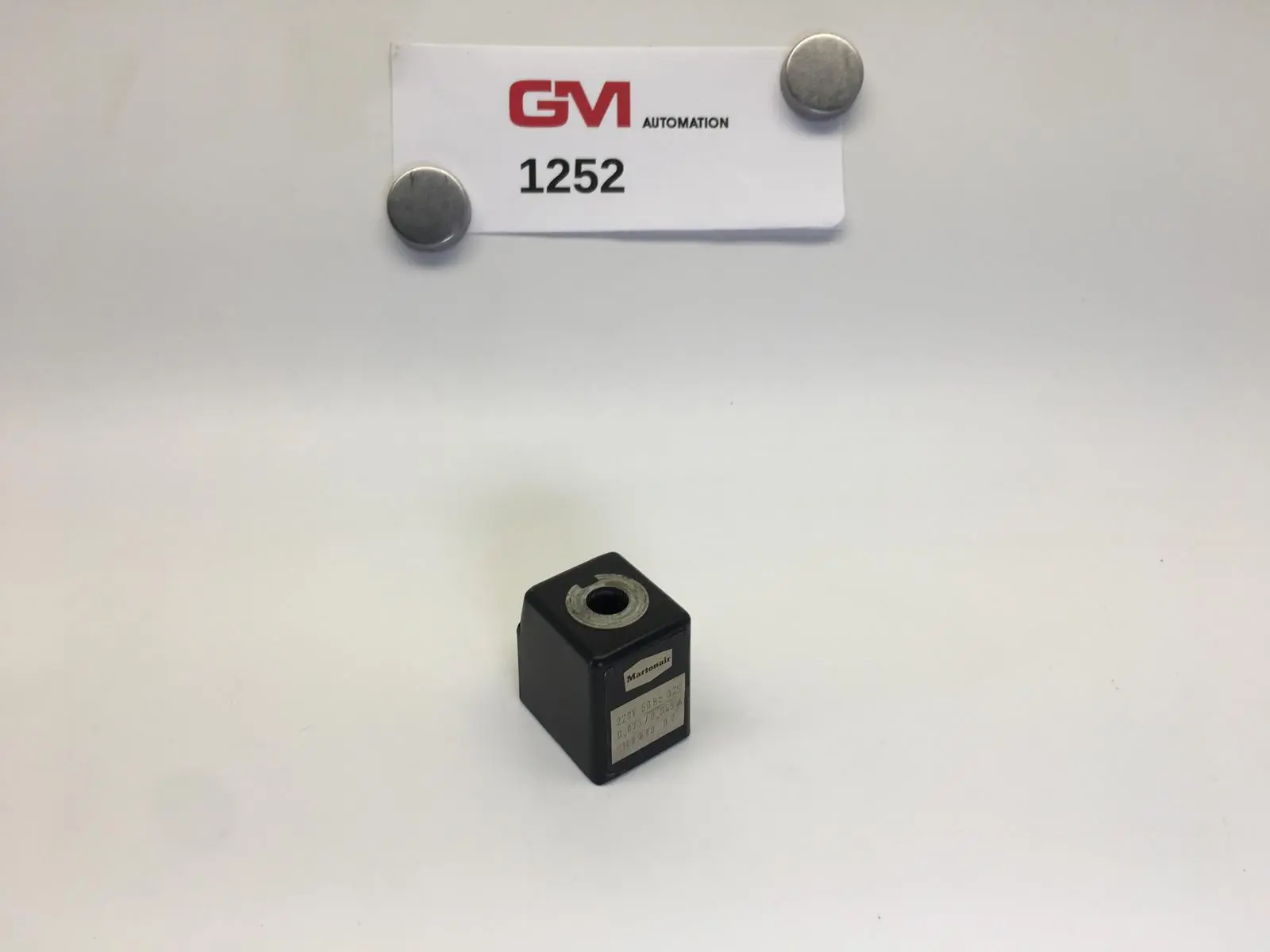 Produktfoto 1 von Martonair Magnetventilstecker solenoid valve plug-in 220V 50Hz D25 0,073/0,045A