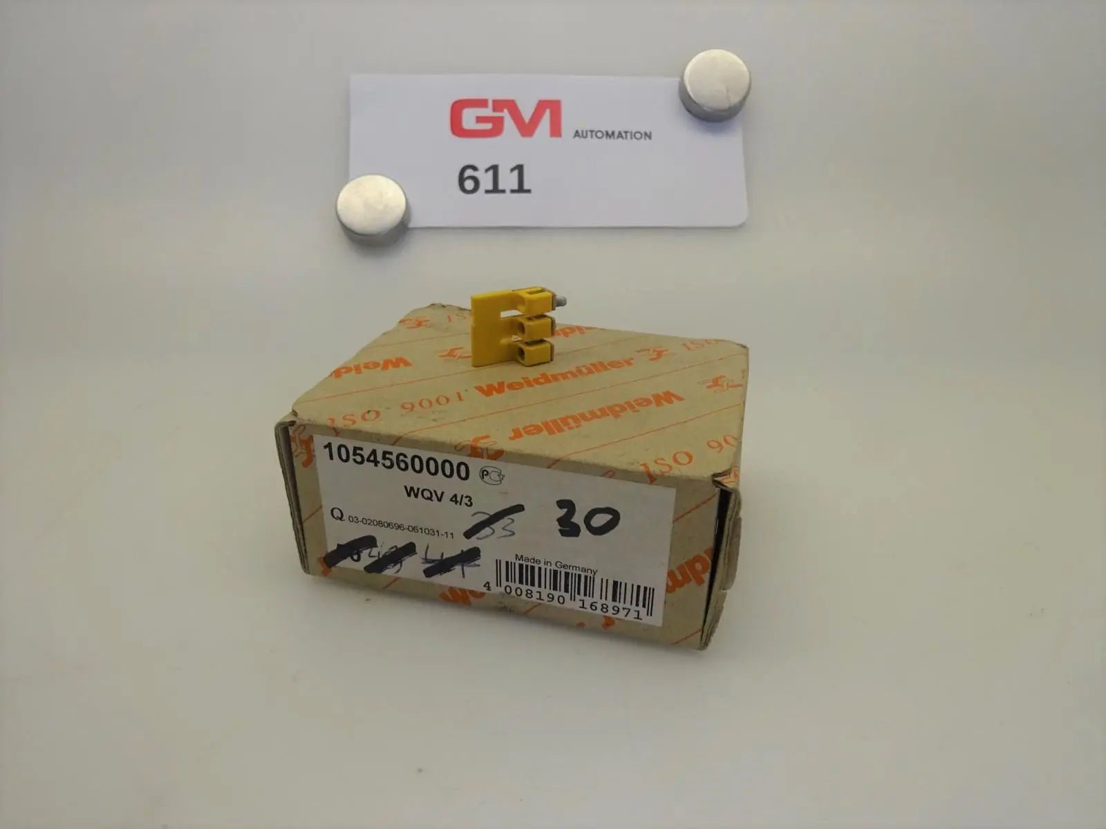 Produktfoto 1 von 30x Weidmüller Querverbinder WQV 4/3 1054560000 W-Series 3-polig cross-connector