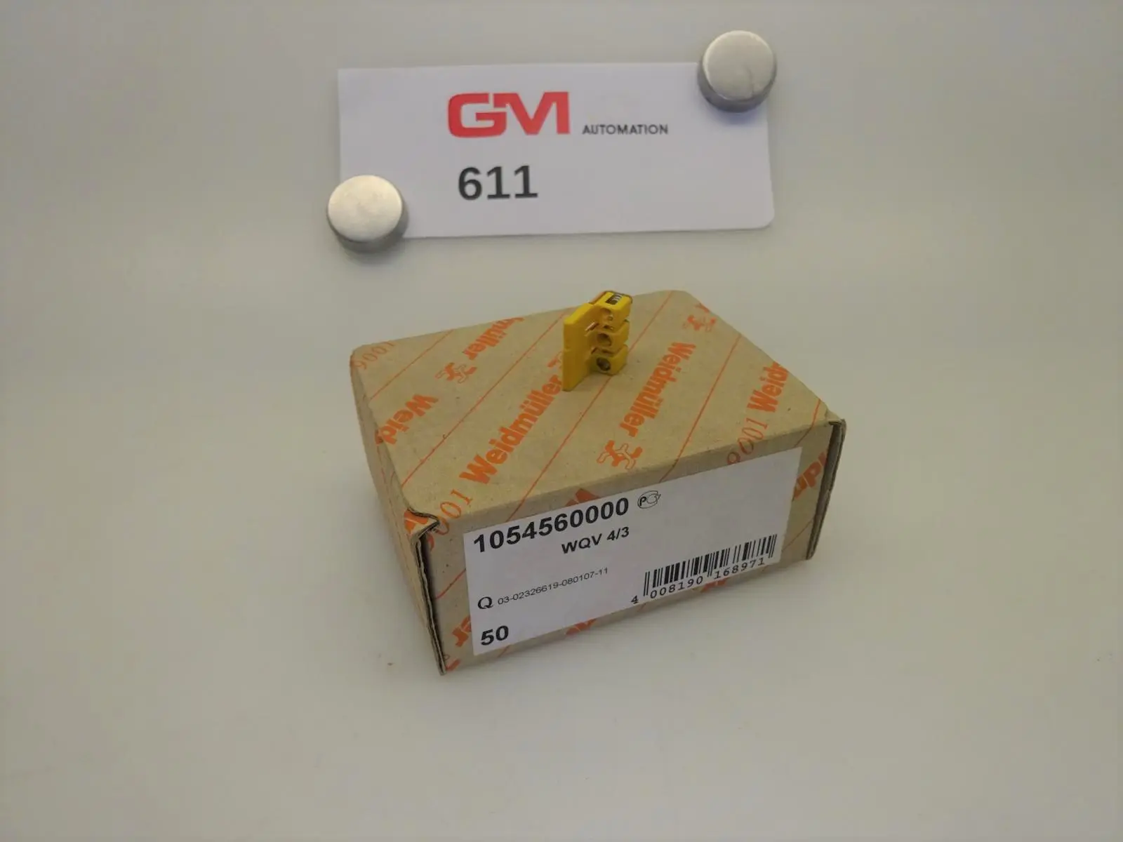 Produktfoto 1 von VPE 50x Weidmüller Querverbinder WQV 4/3 1054560000 3-polig cross-connector