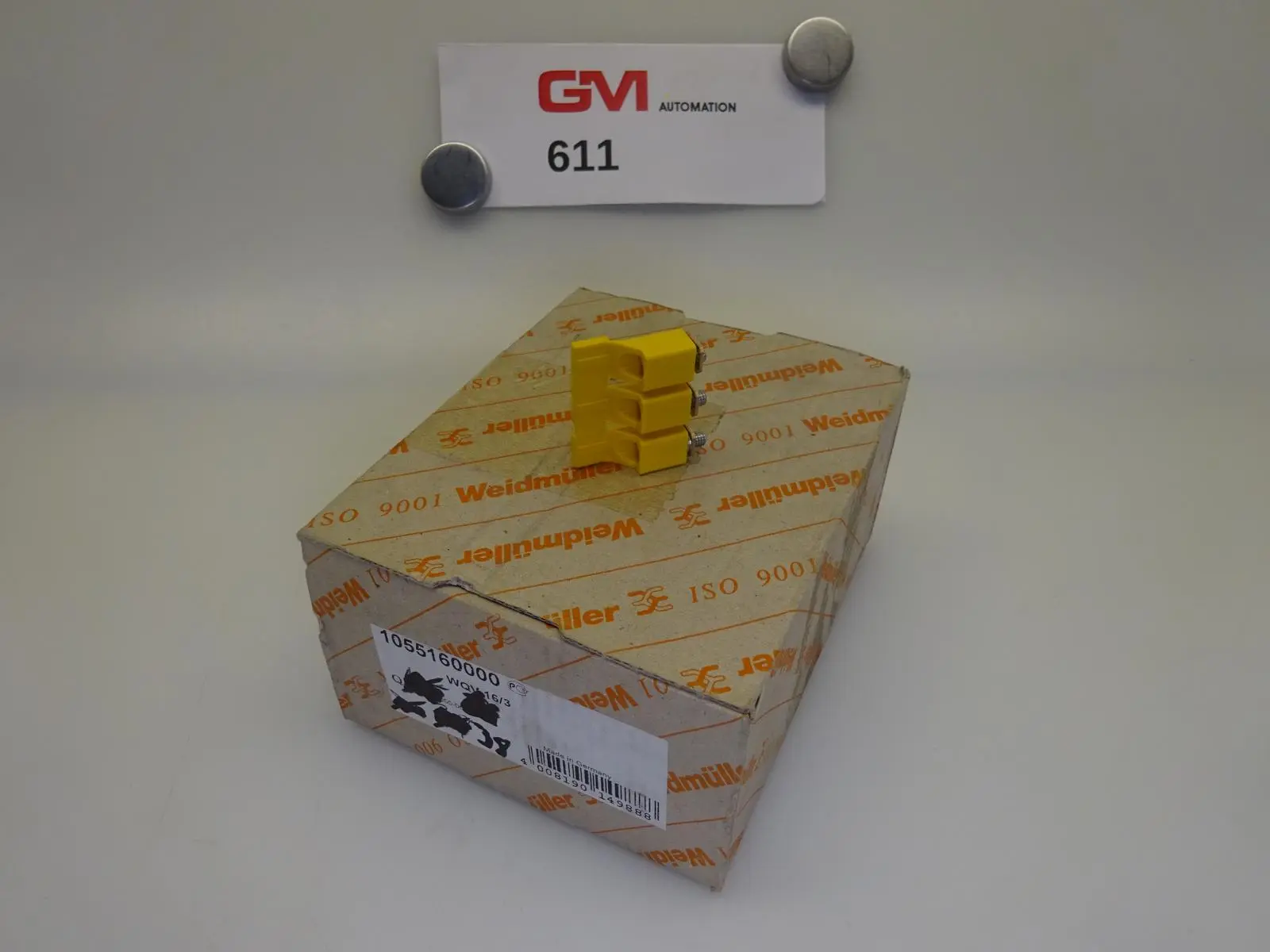 Produktfoto 1 von 34x Weidmüller Querverbinder WQV 16/3 1055160000 3-polig cross-connector