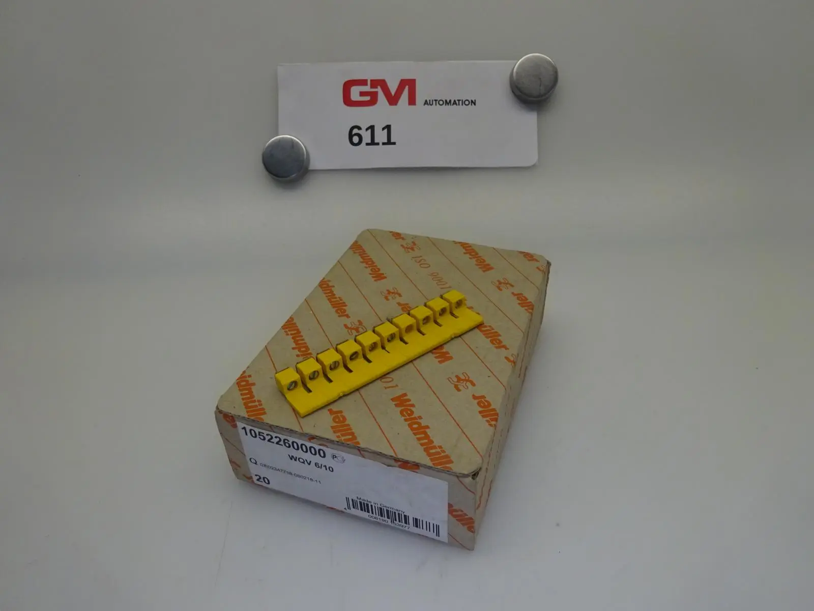 Produktfoto 1 von VPE 20x Weidmüller Querverbinder WQV 6/10 1052260000 10-polig cross-connector