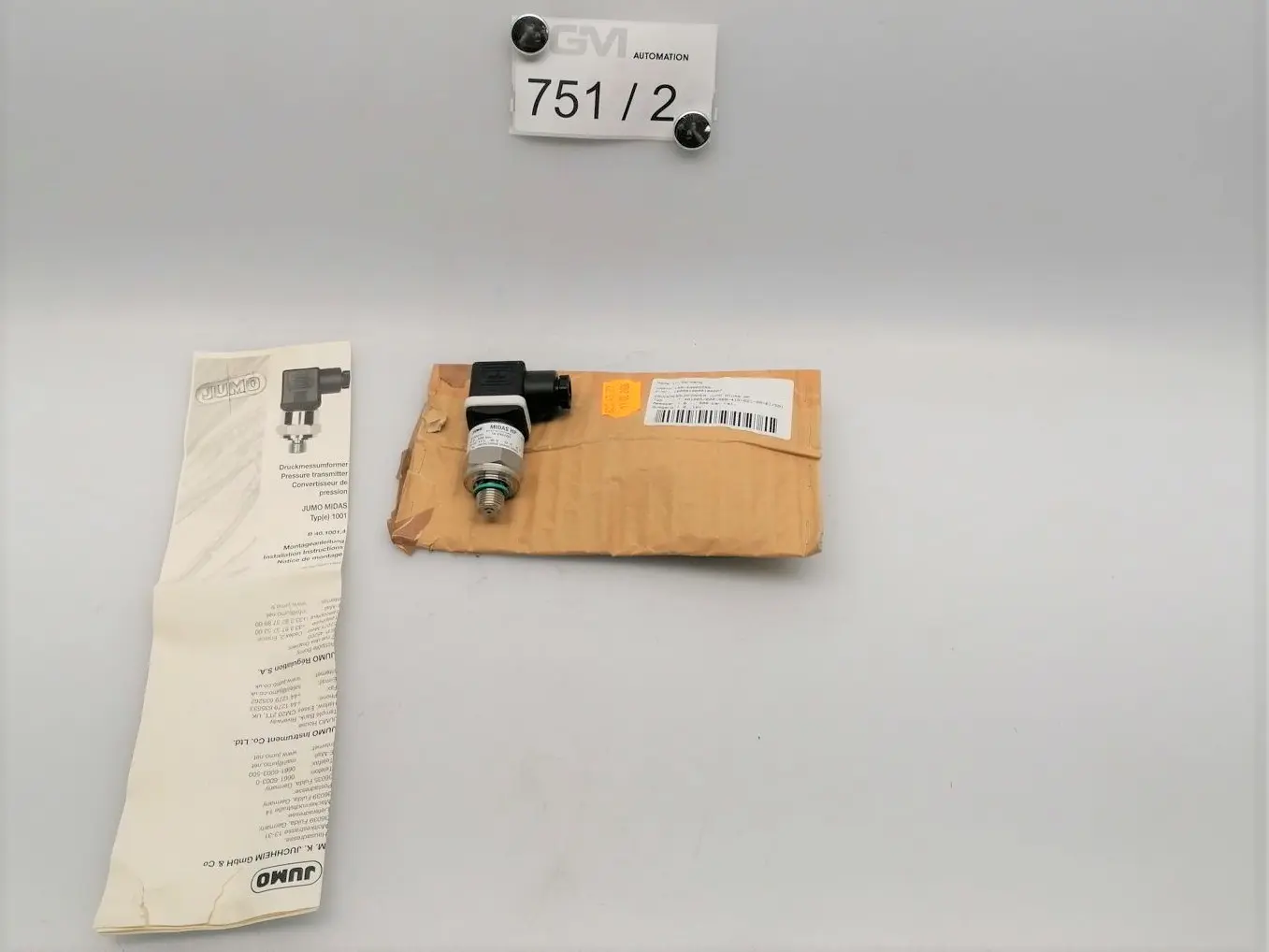 Produktfoto 1 von Jumo Druckmessumformer MIDAS HP 401005/000-468-415-521-20-61-591 0-600 bar