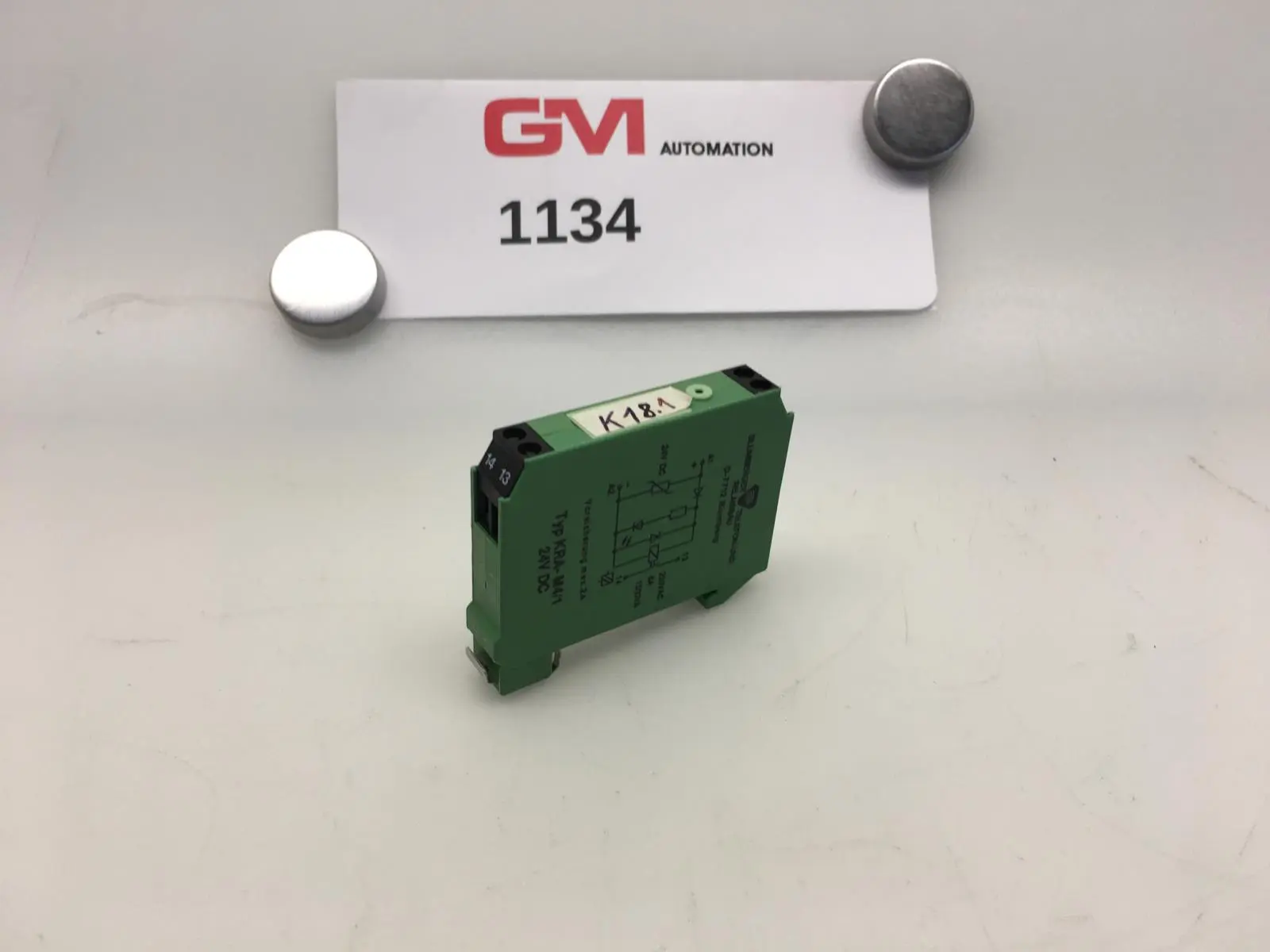 Produktfoto 1 von BTR Koppelbaustein KRA-M4/1 elektromechanisch 1 Schließer coupling module 24V DC