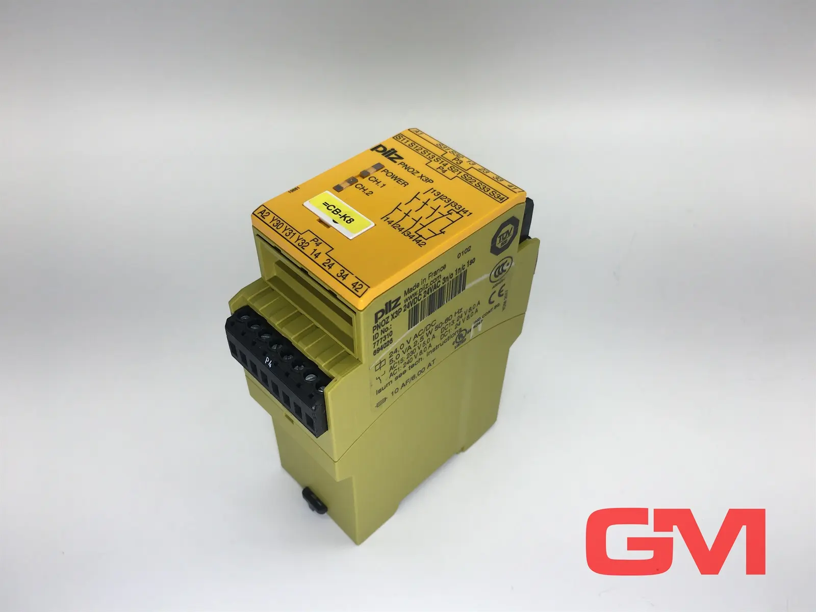 Produktfoto 1 von Pilz Not-Aus-Schaltgerät 777310 safety relay PNOZ X3P 24VDC 24VAC 3NO + 1NC