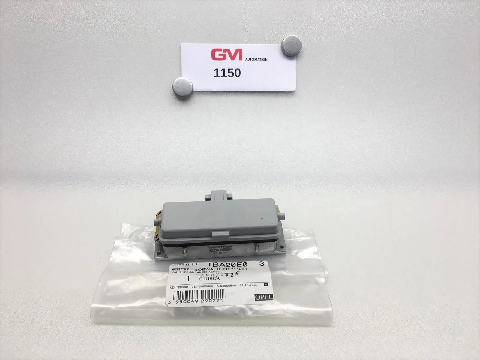 Produktfoto 1 von Walther Anbaugehäuse 714224 Aluminium mit Klappdeckel mounting housing cover
