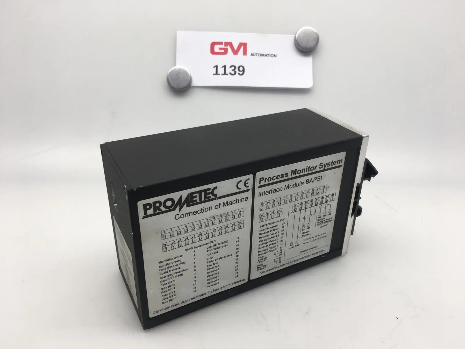Produktfoto 1 von Prometec Interface Module BAPSI Process Monitor System DC 24V Schnittstellenmod.