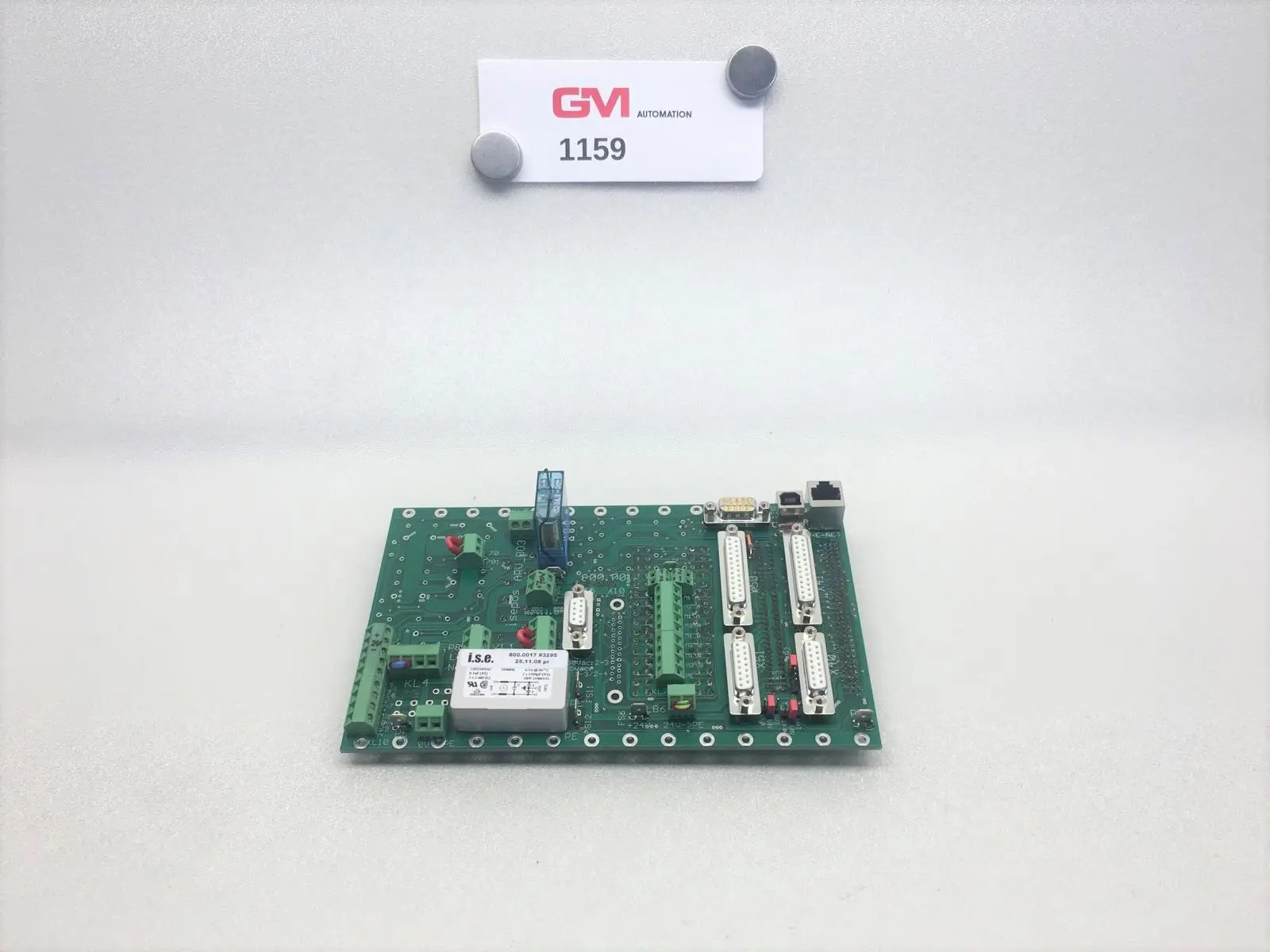 I.S.E. Steuerungsplatine 800.0017 25.11.08 3295 CPU Card Rev 1.5 isepos