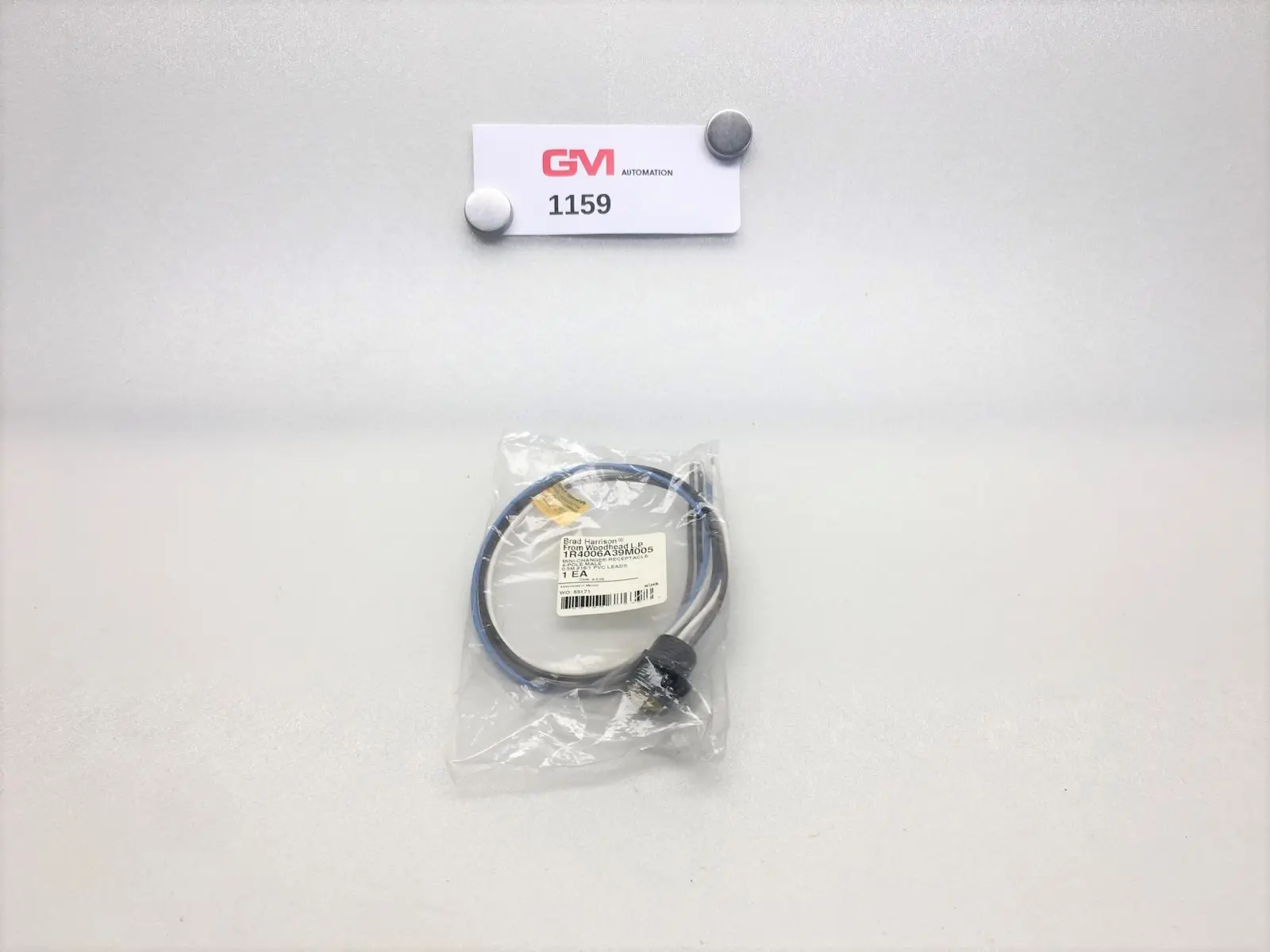 Produktfoto 1 von Molex Brad Harrison Woodhead Kabel 1R4006A39M005 mini-change 4-pole male