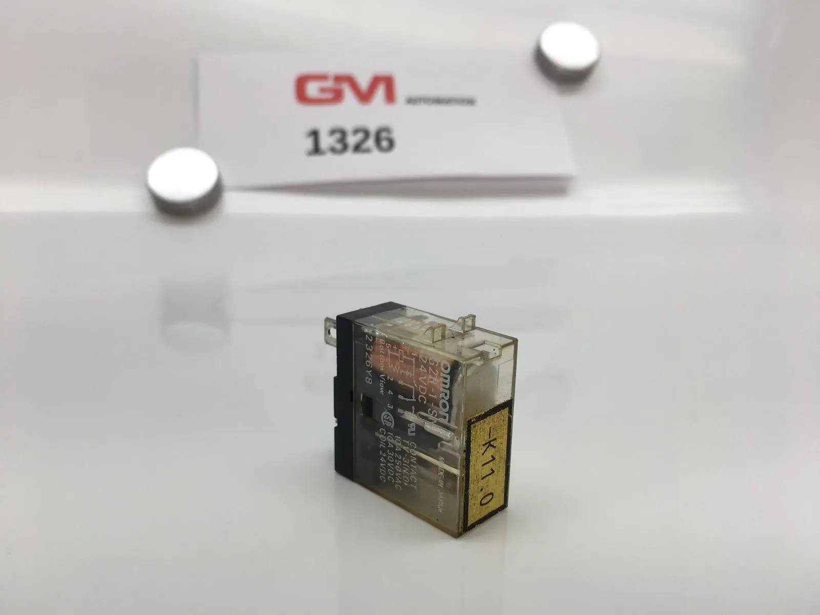Produktfoto 1 von Omron monostabiles Schaltrelais 62R-1-SN Steckrelais Relais Plug-In Relay 24VDC