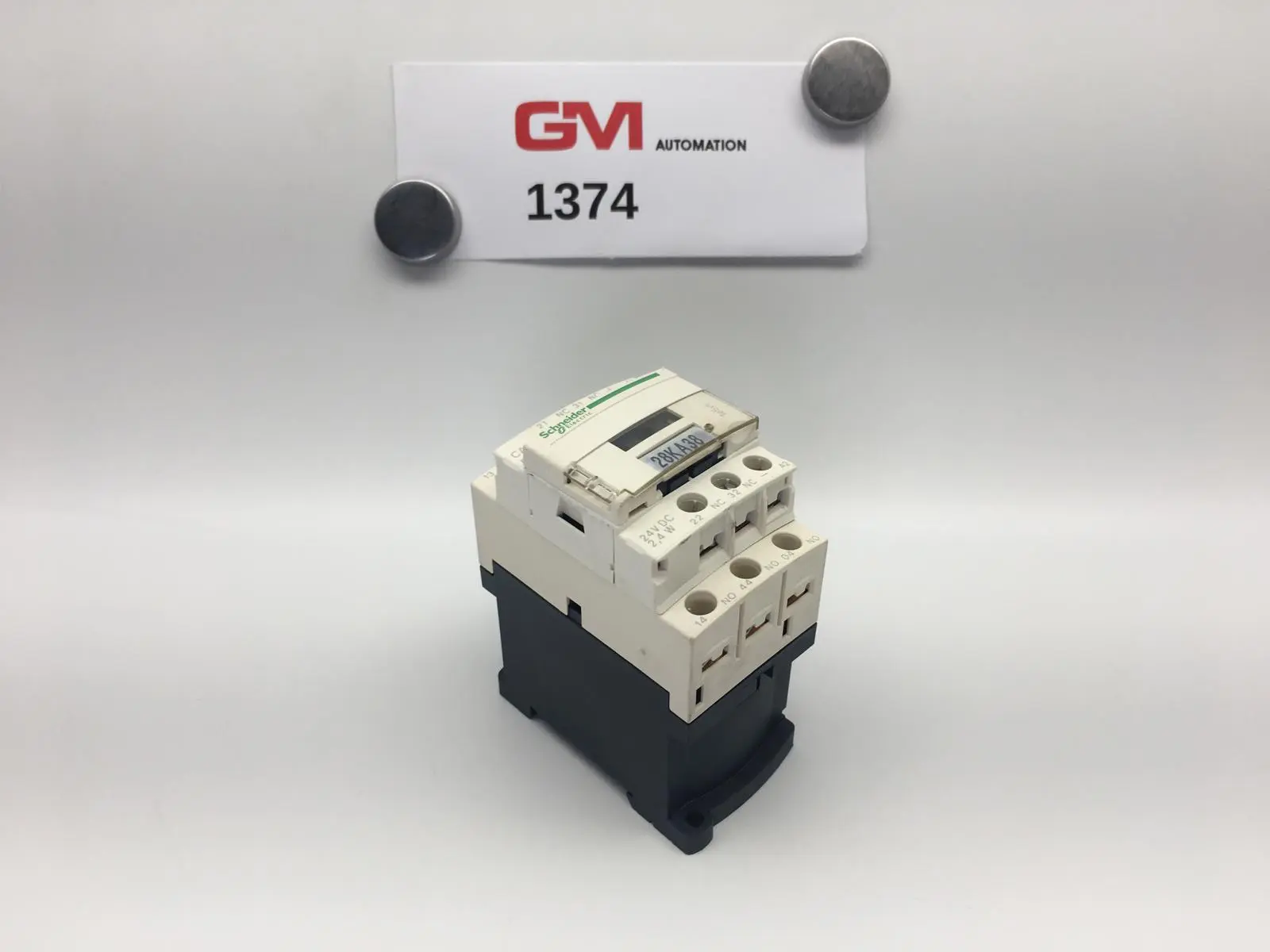 Produktfoto 1 von Schneider Electric Hilfsschütz CAD32 BL contactor 24V DC 2,4W + LAD4TBDL 24V