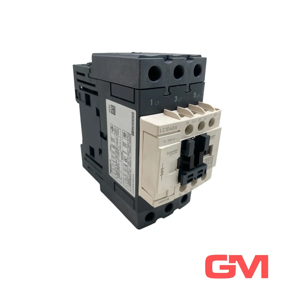 Produktfoto 1 von Schneider Electric Leistungsschütz LC1D40ABD Contactor w. Terminals LC1D40A 24V