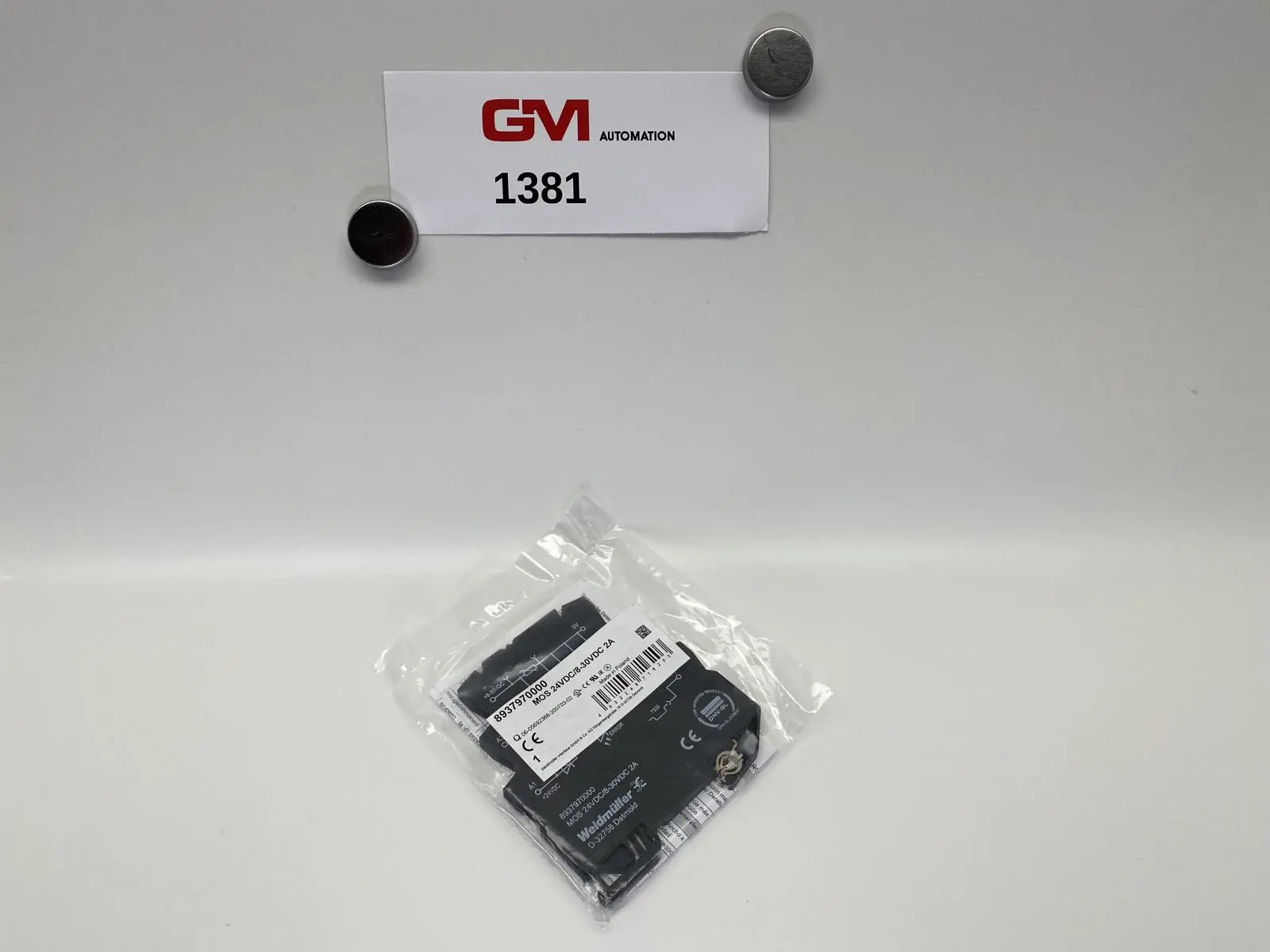Produktfoto 1 von Weidmüller 8937970000 Halbleiterrelais MOS 24VDC/8-30VDC 2A Solid state relay
