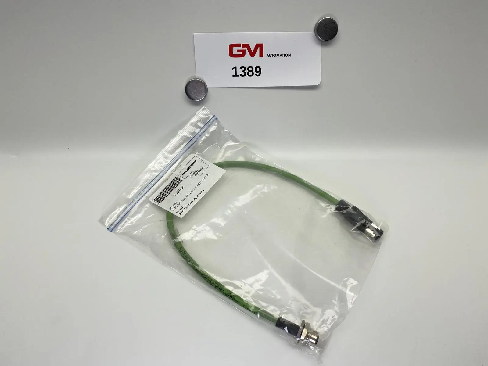 Produktfoto 1 von Turck Ethernet Anschluss 8031221 FKFDYU4.029 6914221 RJ45-FKSDD-441-0.5M/S2174