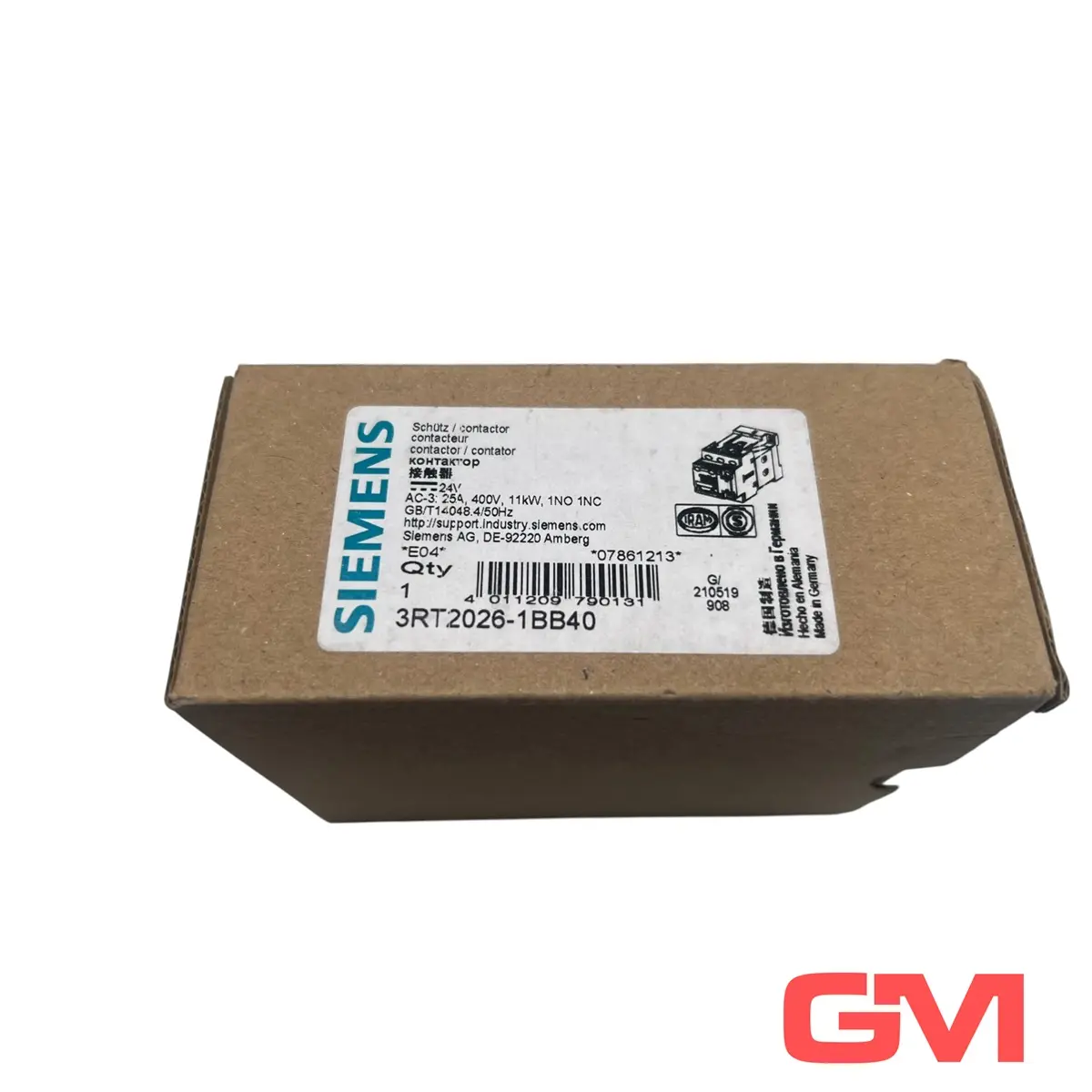 Produktfoto 1 von Siemens Leistungsschütz 3RT2026-1BB40 Power Contactor Relay Schütz 24V DC