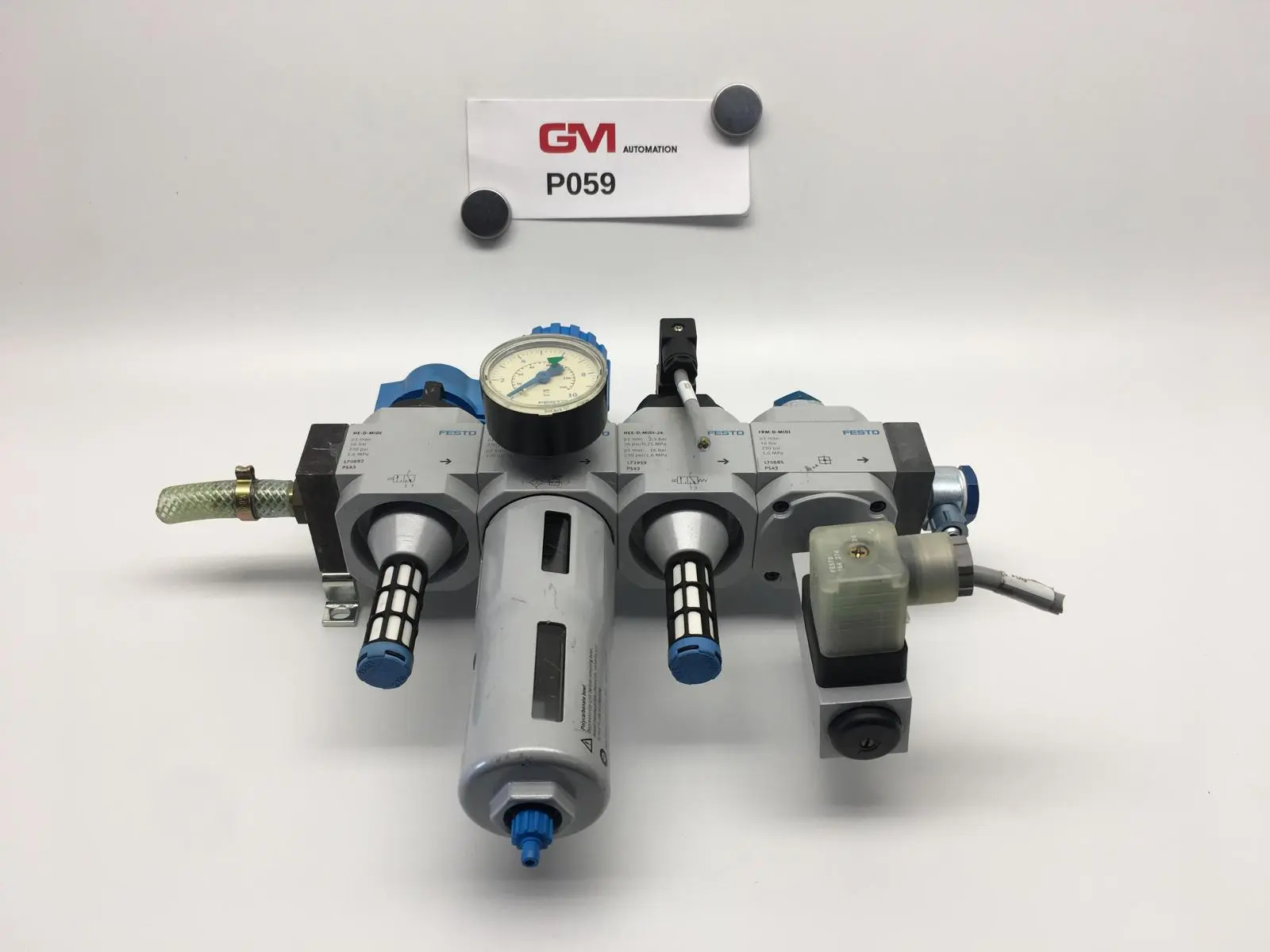 Produktfoto 1 von Festo Ventilblock HD-D-MIDI 170682 + LFR-D-7-MIDI + 172959 + 2x 170685 Valve