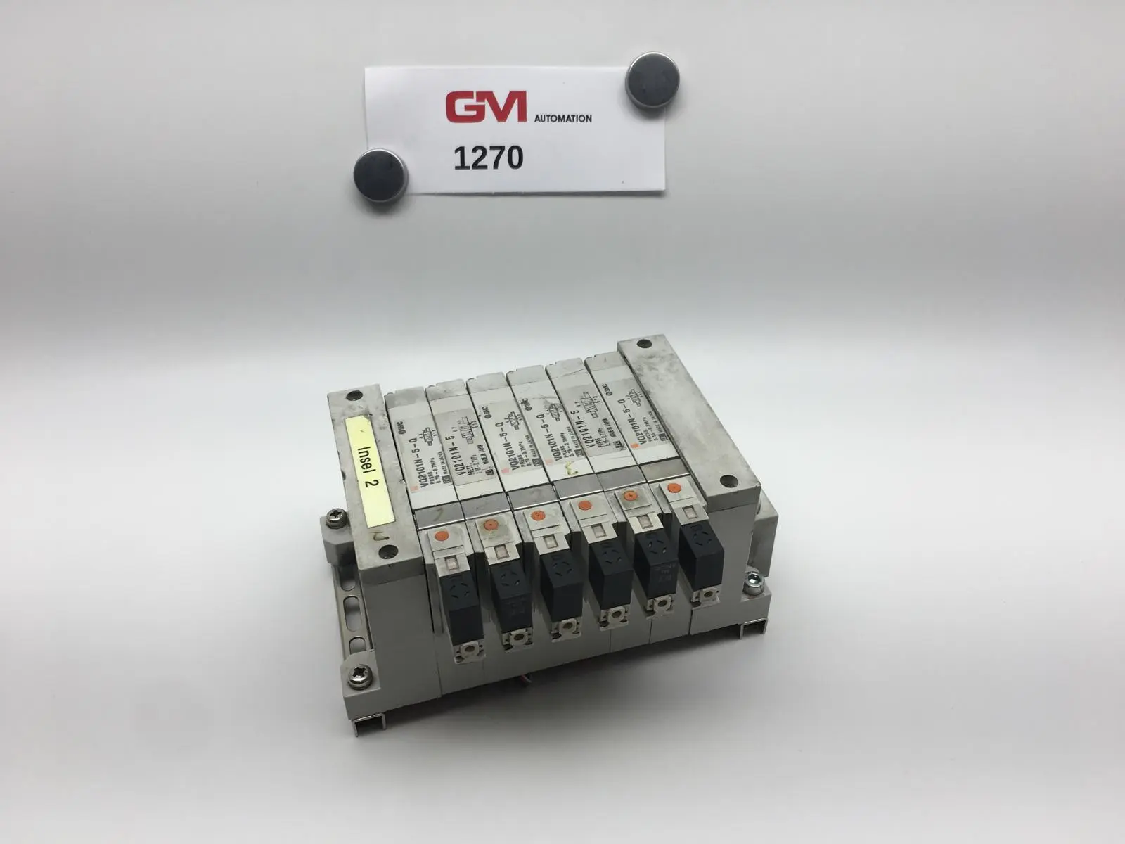 SMC Ventilblock Magnetventile 4x VQ2101N-5-Q 2x VQ2101N-5 Ventilinsel Valve