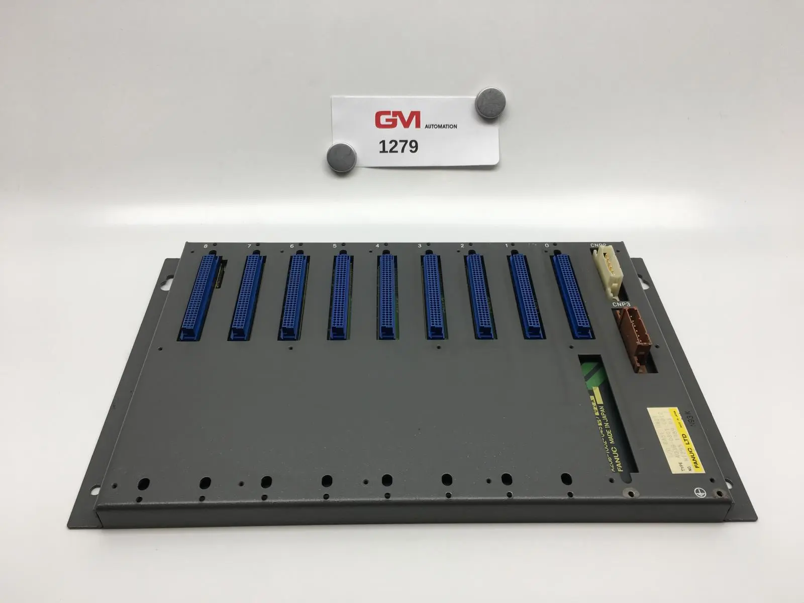 Fanuc Basiseinheit A03B-0801-C012 I/O Base Unit A20B-1002-0450/02A Backplane
