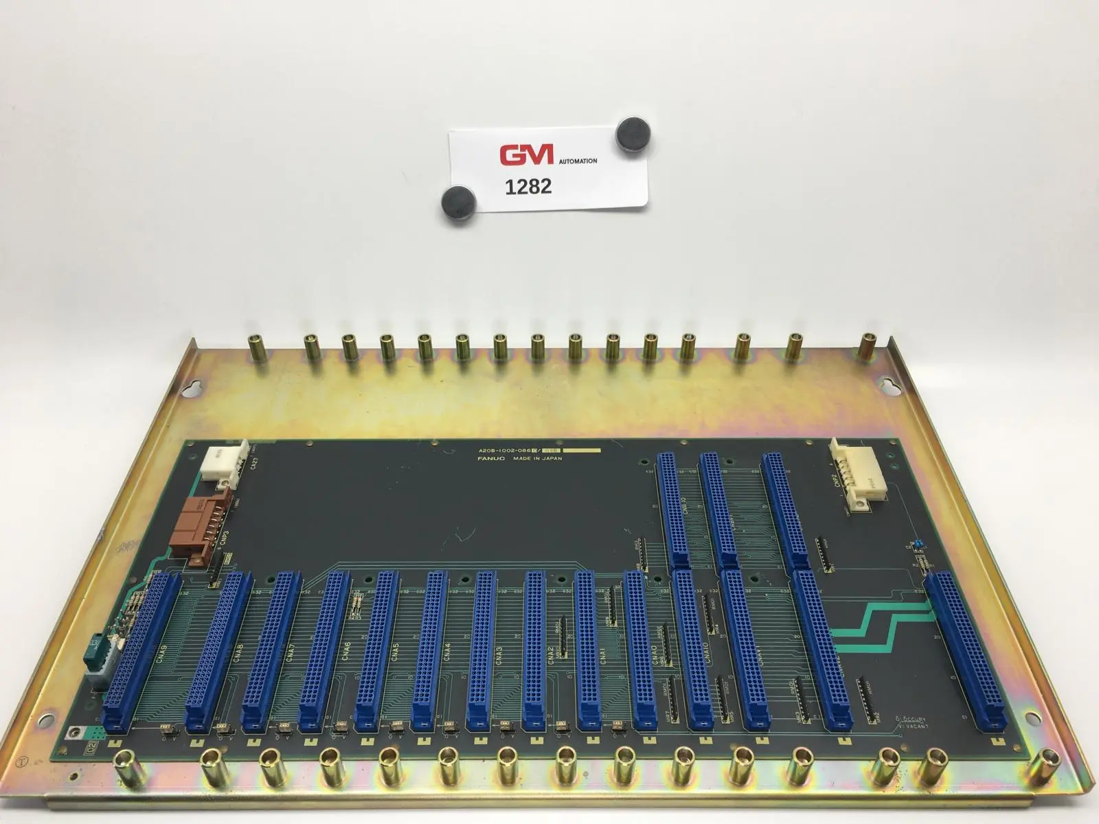 Fanuc Basiseinheit A20B-1002-0860/03B I/O Base Unit A350-1002-T864/02 Backplane