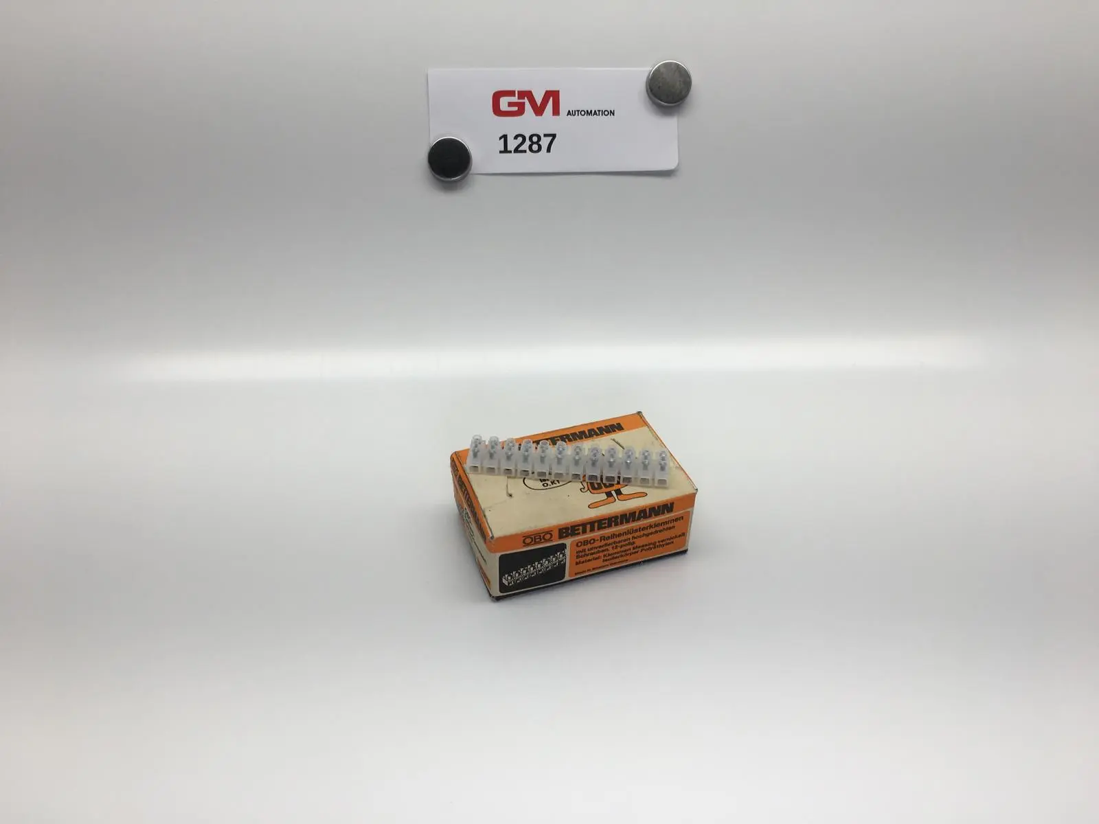 Produktfoto 1 von 6x OBO Bettermann Reihenlüsterklemme 12-polig 72 2056038 2,5qmm luster terminal