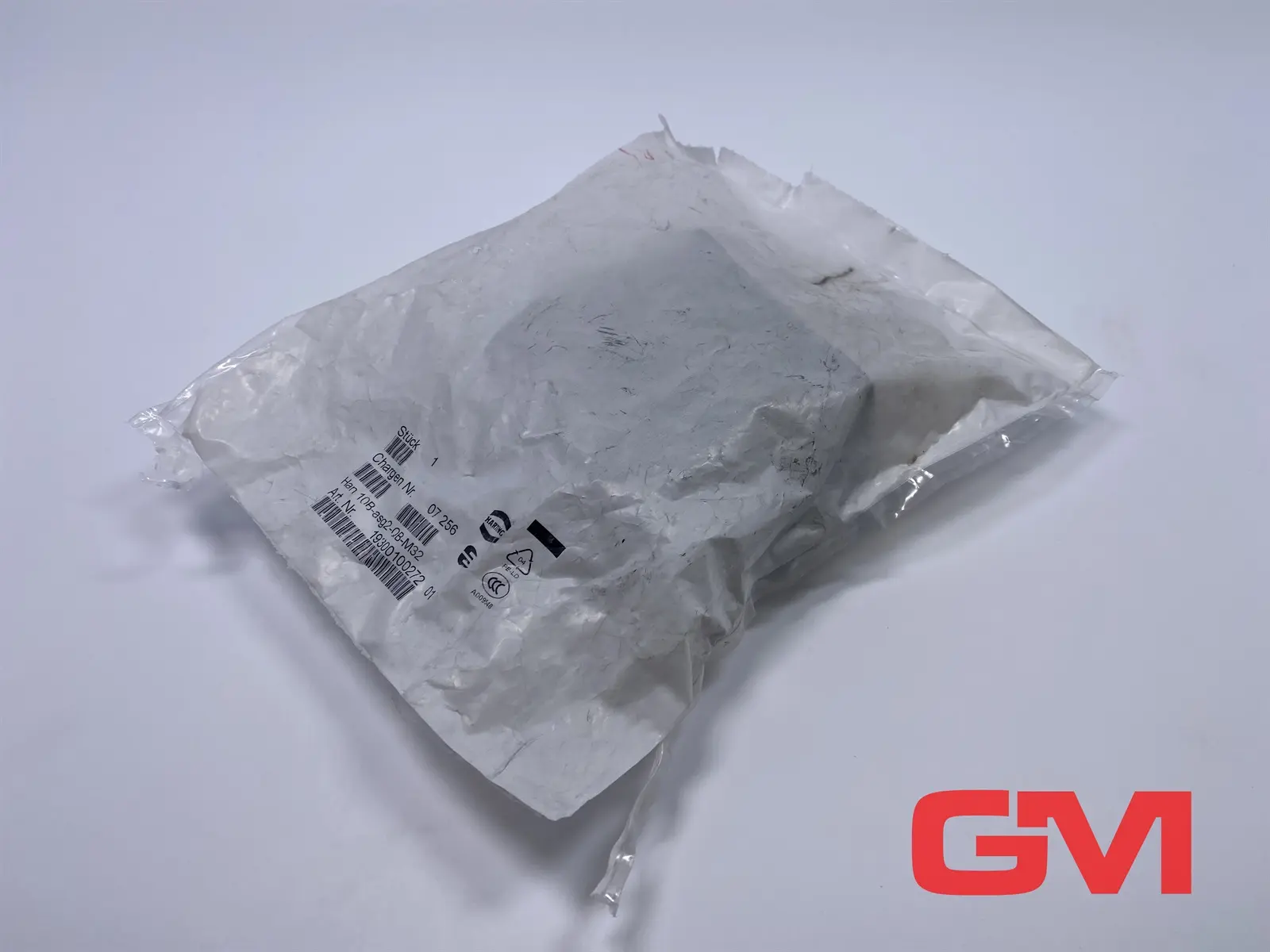 Produktfoto 1 von Harting Sockelgehäuse Han 10B-asg2-QB-M32 19300100272 Socket Housing Cover