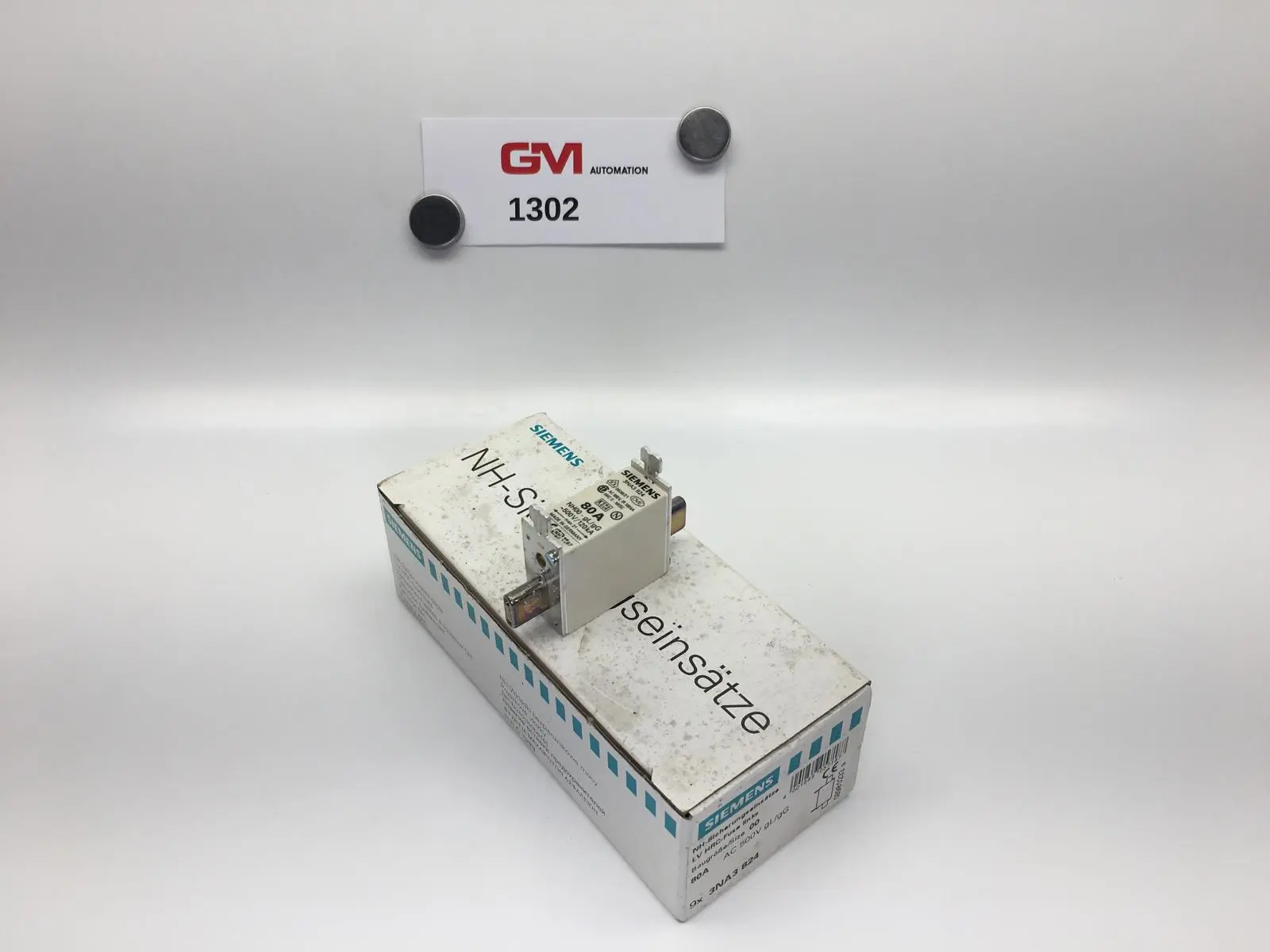 Produktfoto 1 von 1 Stück Siemens Sicherungseinsatz 3NA3824 LV HRC-Fuse links NH00 80A 500V