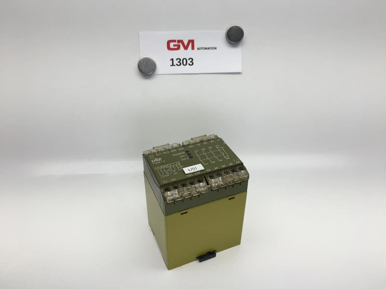 Pilz Sicherheitsrelais 474696 PNOZ 1-2 Kanal 24V DC 3S1Ö Safety Relay 6AF/4AT