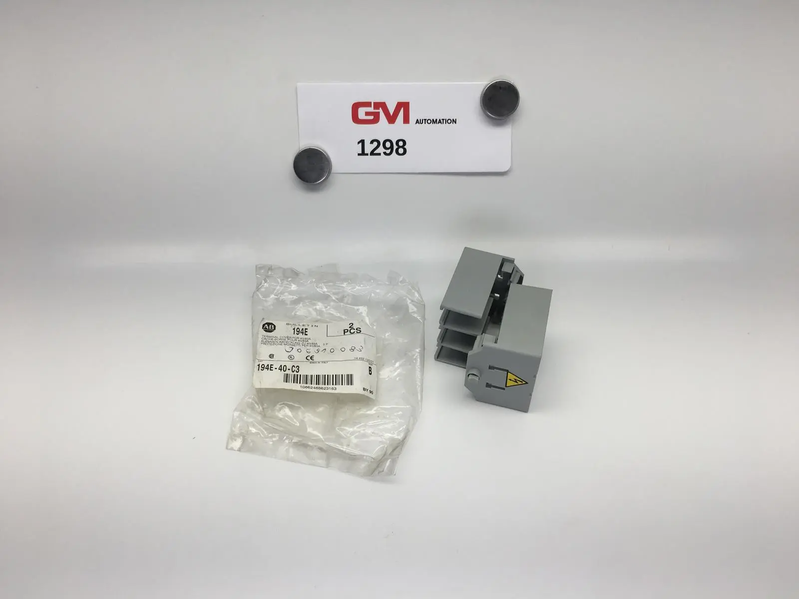 Produktfoto 1 von VPE 2x Allen-Bradley Klemmenabdeckung 194E-40-C3 Terminal Cover for 40/63A