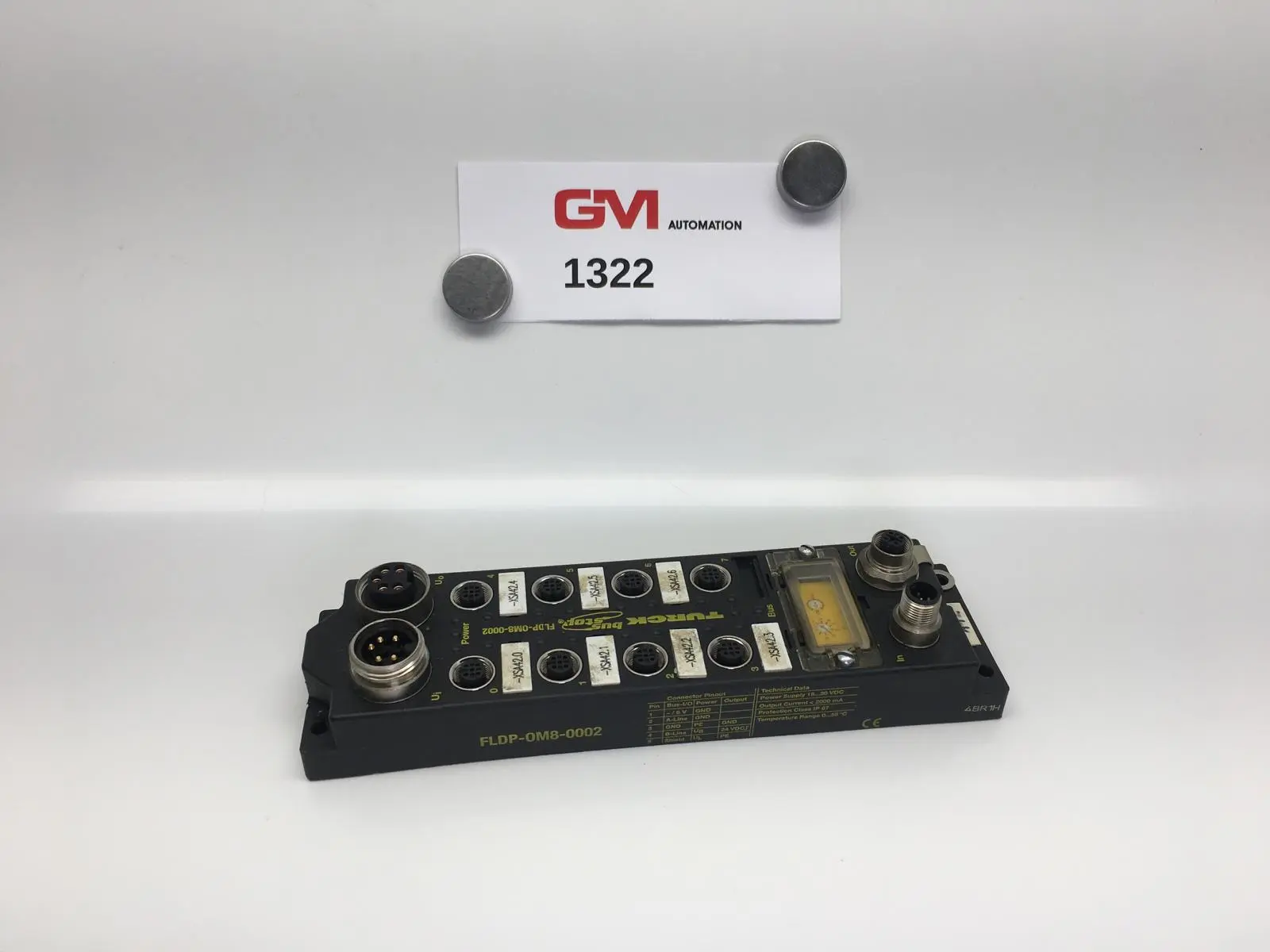 Produktfoto 1 von Turck I/O Feldbus Modul FLDP-OM8-0002 Compact fieldbus I / O module 6825331