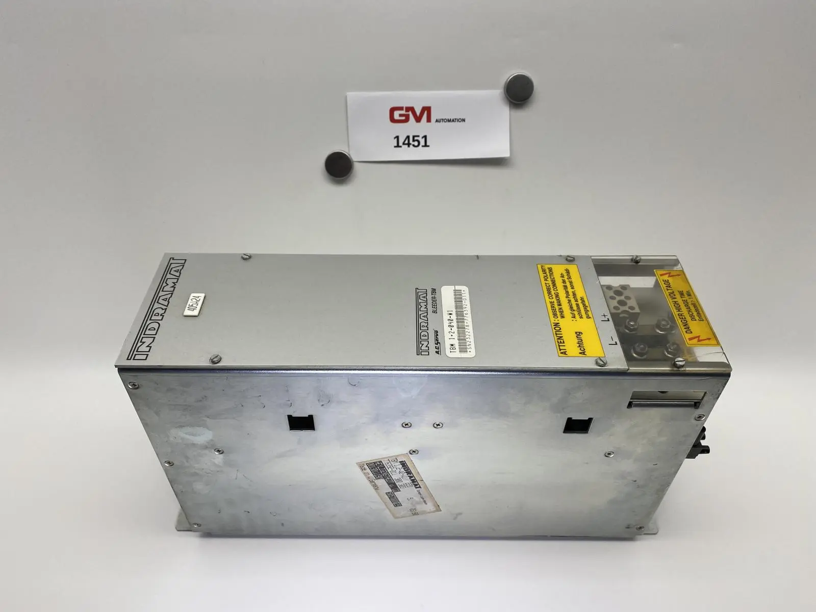 Produktfoto 1 von Indramat Bleeder-TBM Modul TBM 1.2-40-W1/220 A.C. Servo Module TBM1.2-40-W1