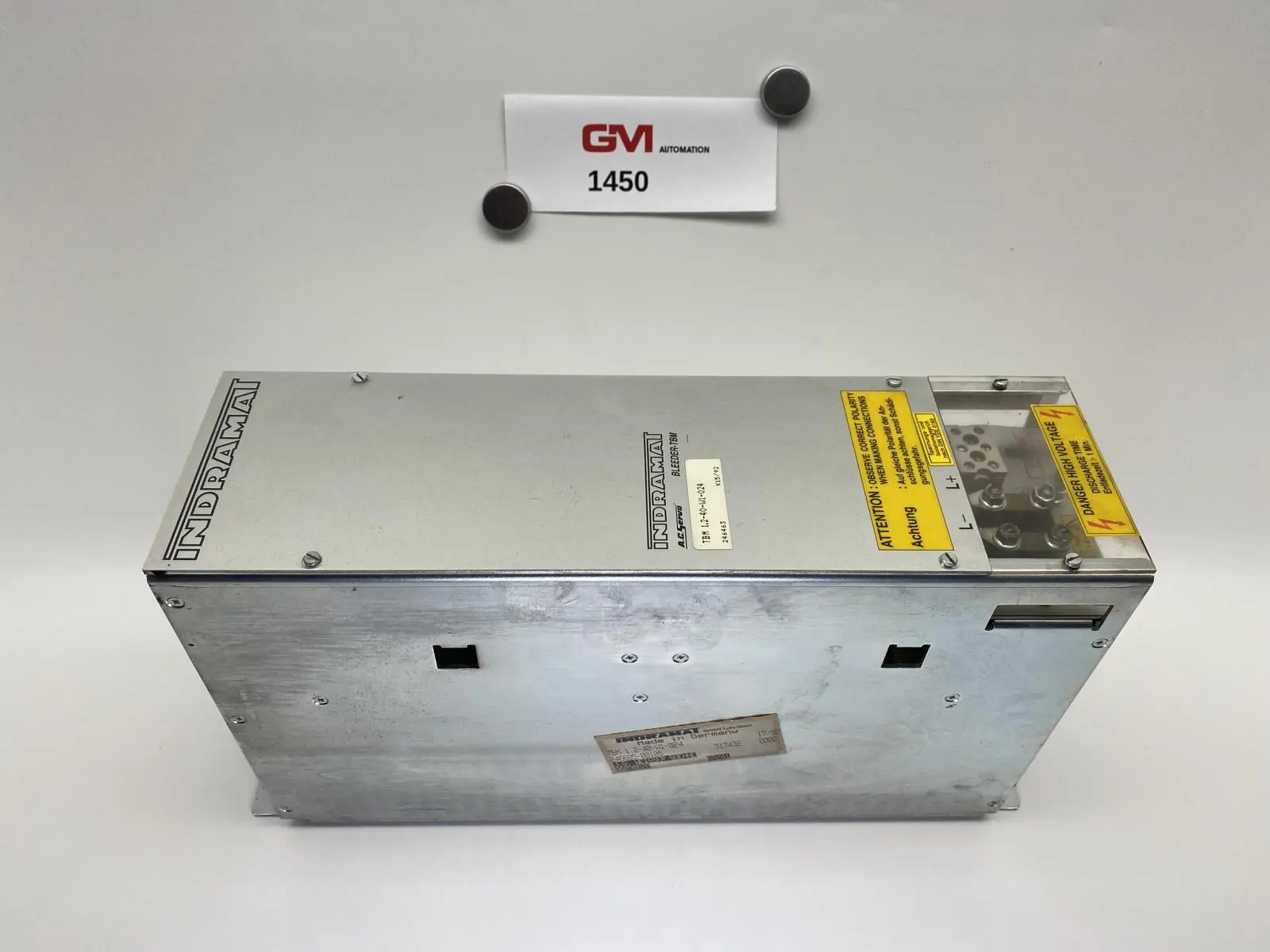 Produktfoto 1 von Indramat Bleeder-TBM Modul TBM 1.2-40-W1-024 A.C. Servo Module TBM1.2-40-W1-024