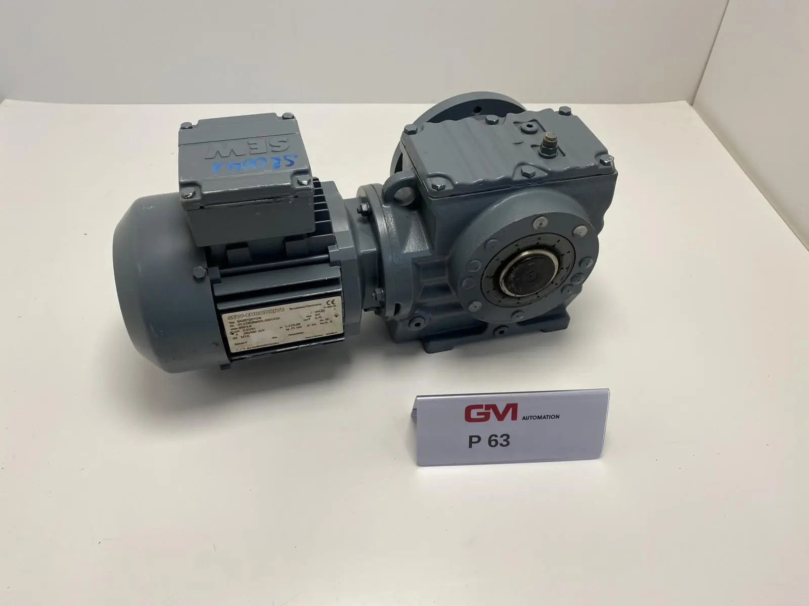 Produktfoto 1 von SEW eurodrive Schnecken Getriebemotor SAZ57DT71D6 500V 0,68A 0,25kW 880/4,8U/min