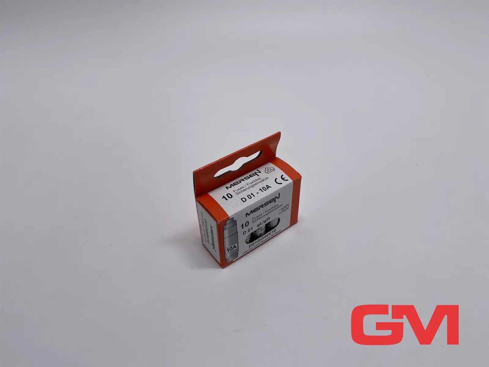 Produktfoto 1 von VPE 10x Mersen Neozed Sicherungseinsatz D01GG40V10 fuse D01 gL/gG 10A AC/DC