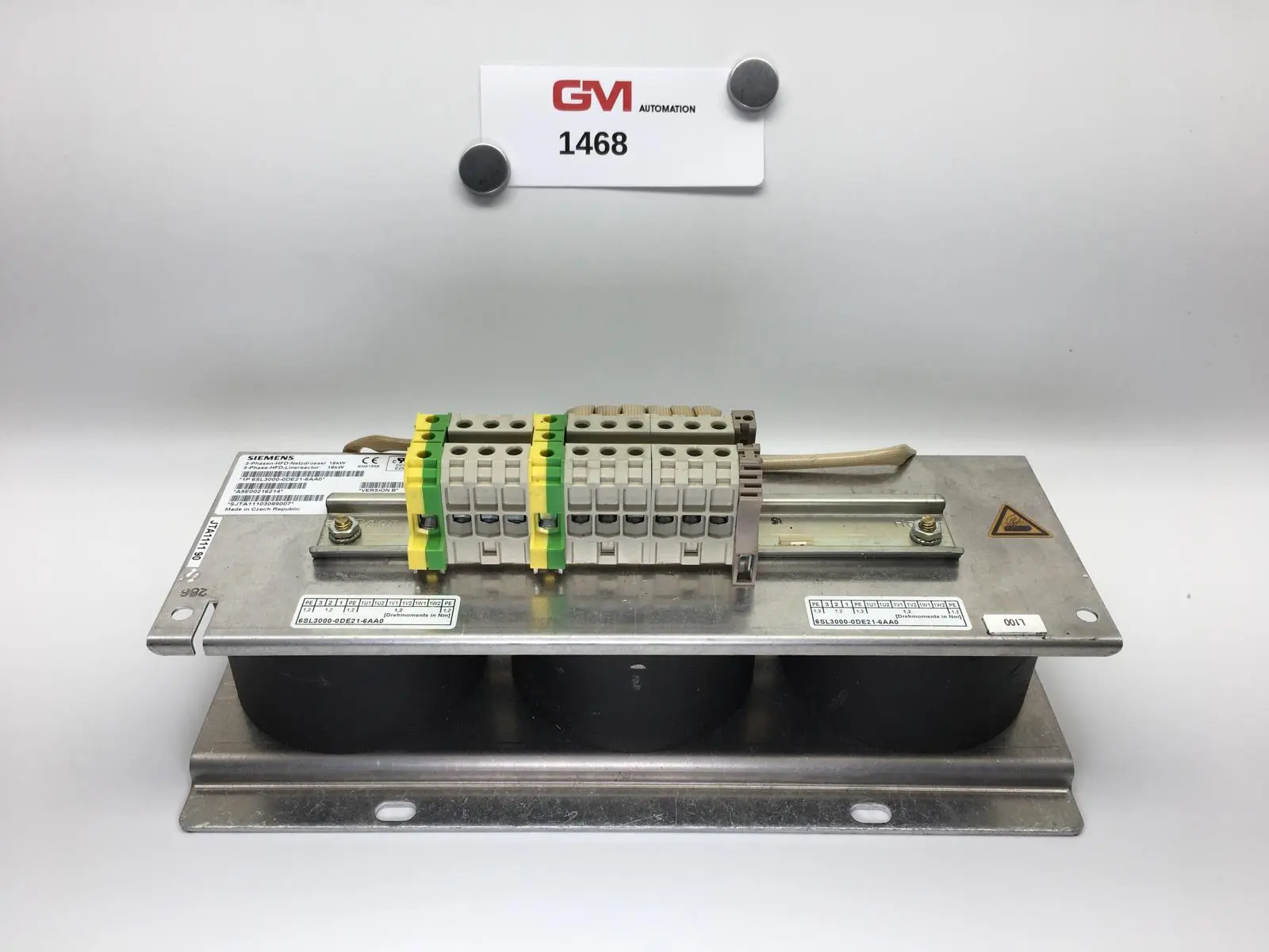 Produktfoto 1 von Siemens Simodrive Netzdrossel 6SL3000-0DE21-6AA0 611 HFD-Drossel Version B