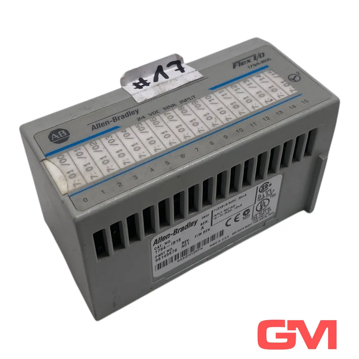Produktfoto 1 von Allen Bradley Digitaleingabemodul 1794-IB16 Digital Input 96145676 Rev A01 Ser A