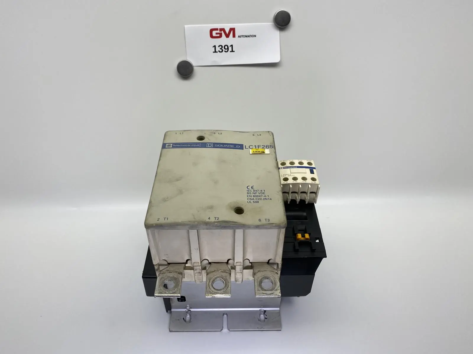 Produktfoto 1 von Telemecanique Square D Leistungsschütz LC1F265 132 kW 400V + LADN22 LA1 DN22