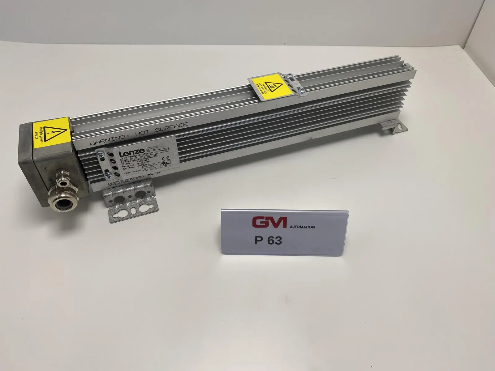 Produktfoto 1 von Lenze Bremswiderstand ERBS100R625W Braking resistor 100 Ohm  625 W Widerstand