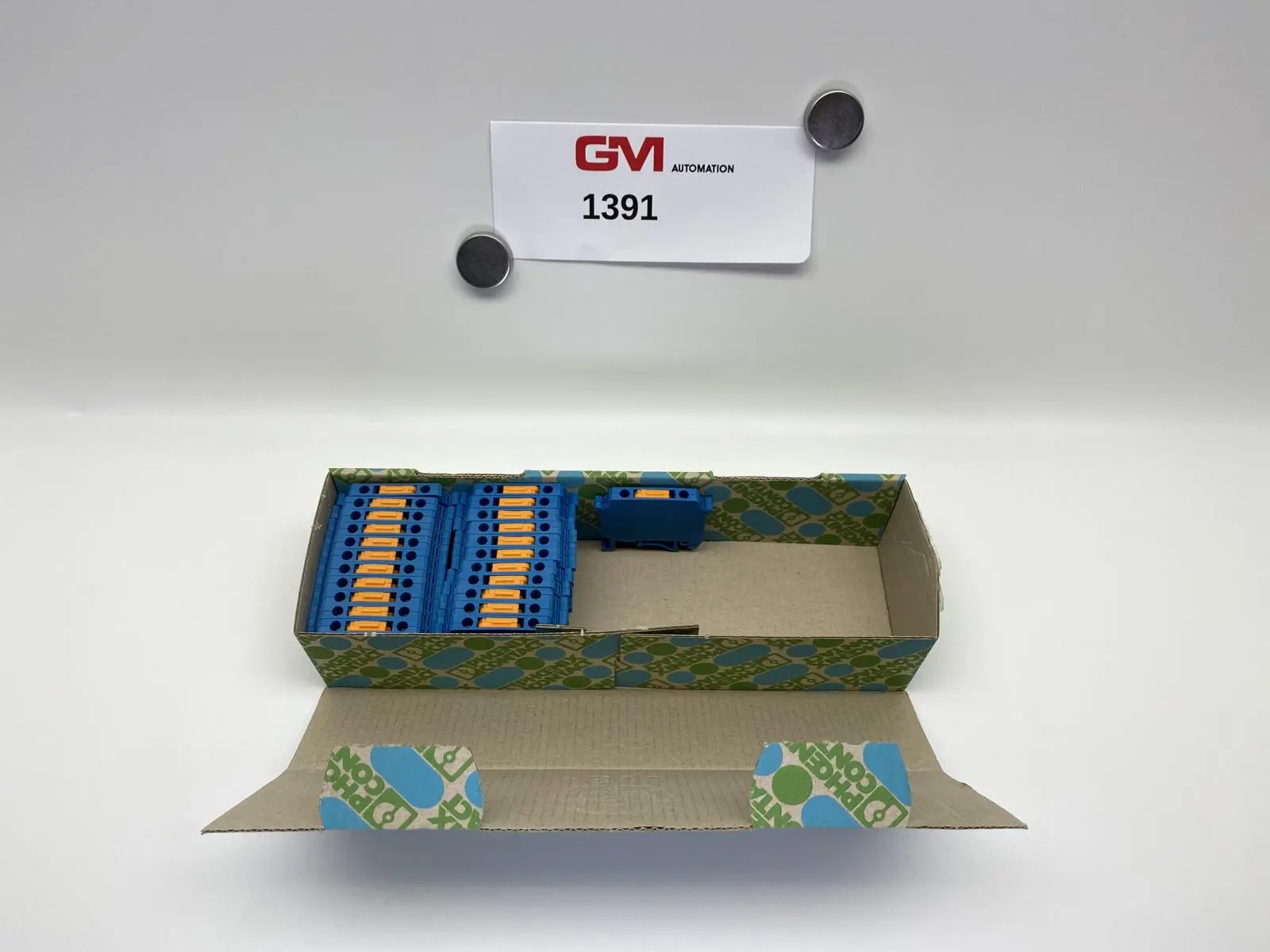 Produktfoto 1 von 23x Phoenix Contact Messertrennklemme 30 04 05 8 UK 5-MTK-P/P BU terminal block