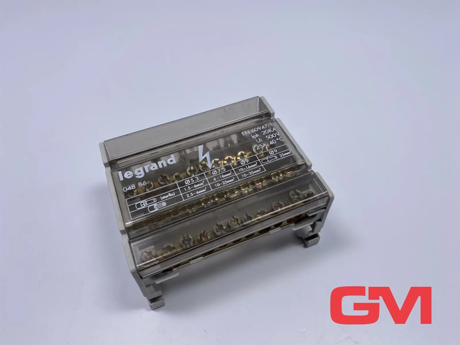 Produktfoto 1 von Legrand Klemmenblock 04886 048 86 Terminal Block Module 125A 500V 25KA