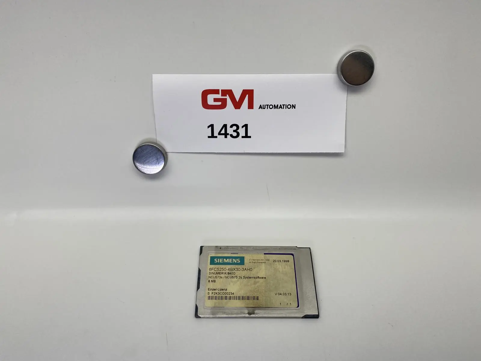 Produktfoto 1 von Siemens Systemsoftware 6FC5250-4BX30-3AH0 NCU573s NCU573.2s V 04.03.13 8MB